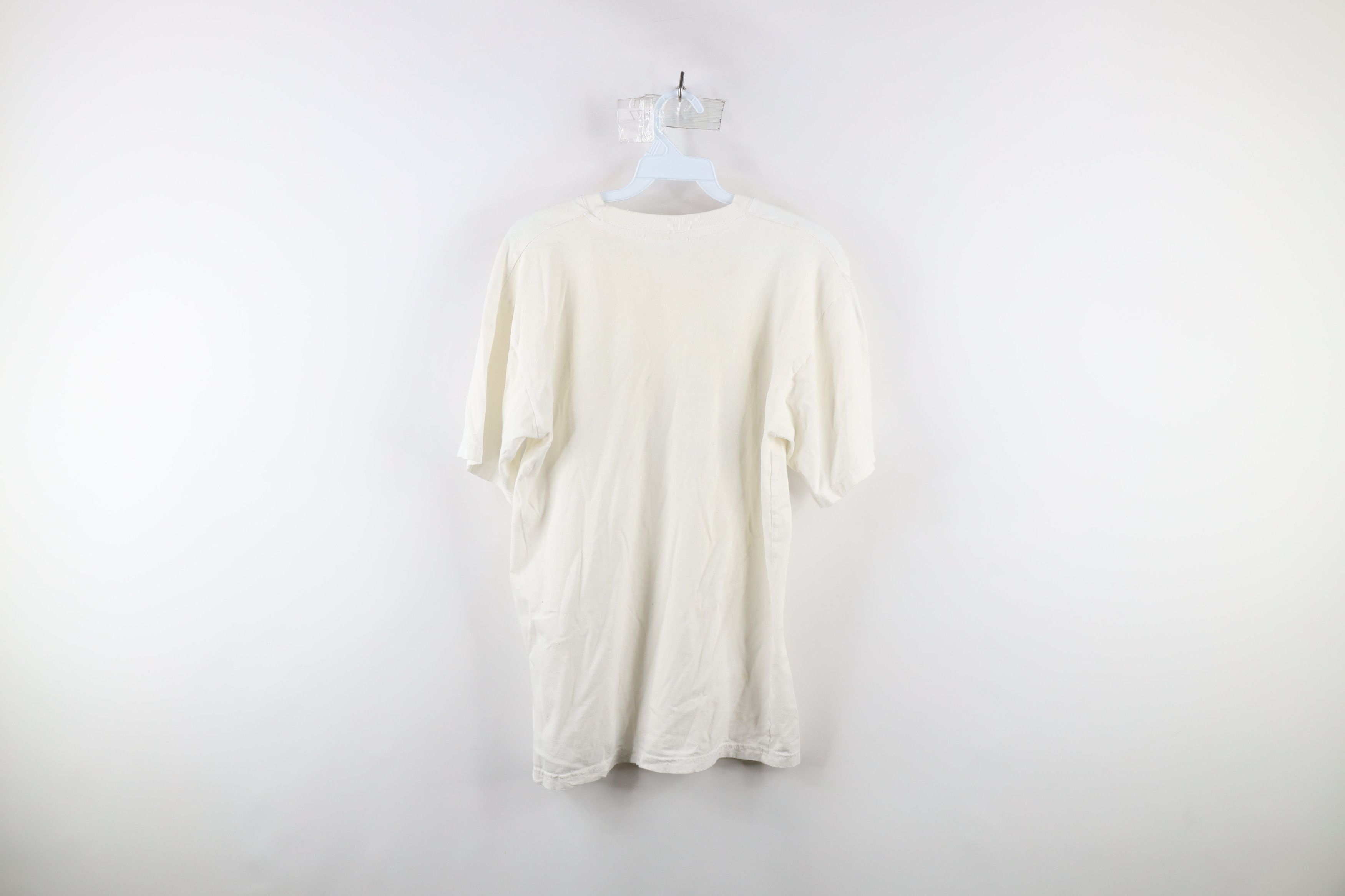 Vintage Vintage 90s Jamaica Rasta Park Short Sleeve T-Shirt White Size US M / EU 48-50 / 2 - 7 Thumbnail
