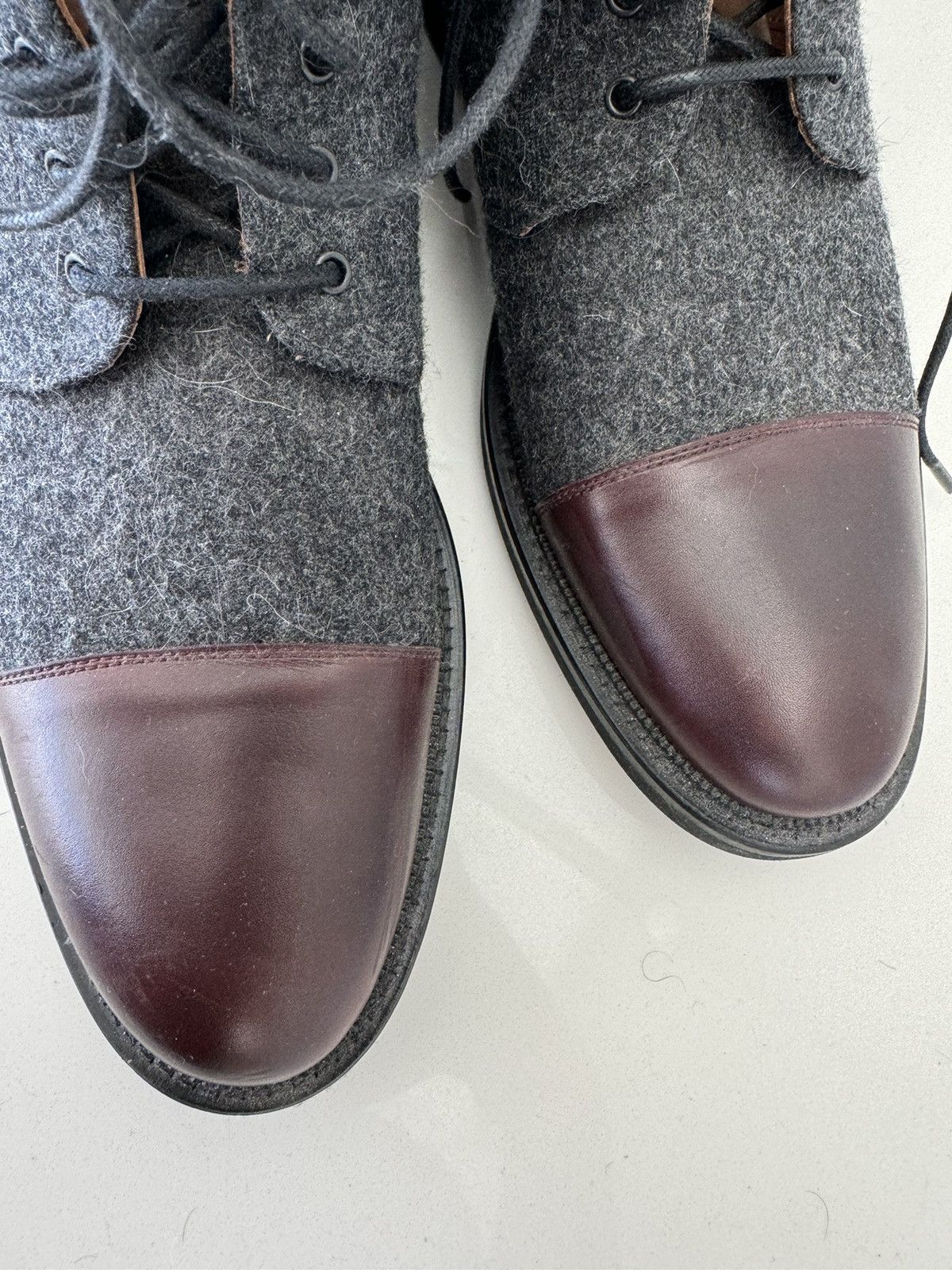 TAFT Taft The Jack in Grey/Oxblood 11 Size US 11 / EU 44 - 10 Thumbnail