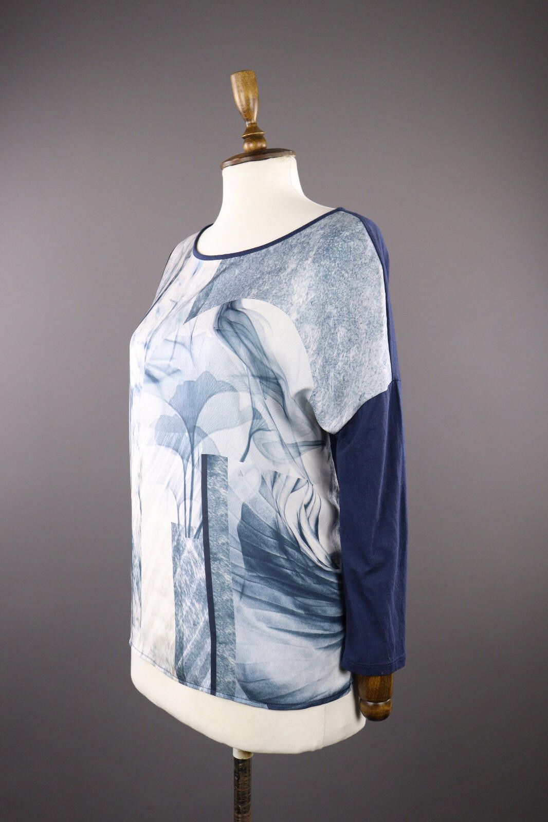 Designer Ladies Luisa Cerano Abstract Summer Shirt Size USA 12 Size XL / US 12-14 / IT 48-50 - 4 Thumbnail