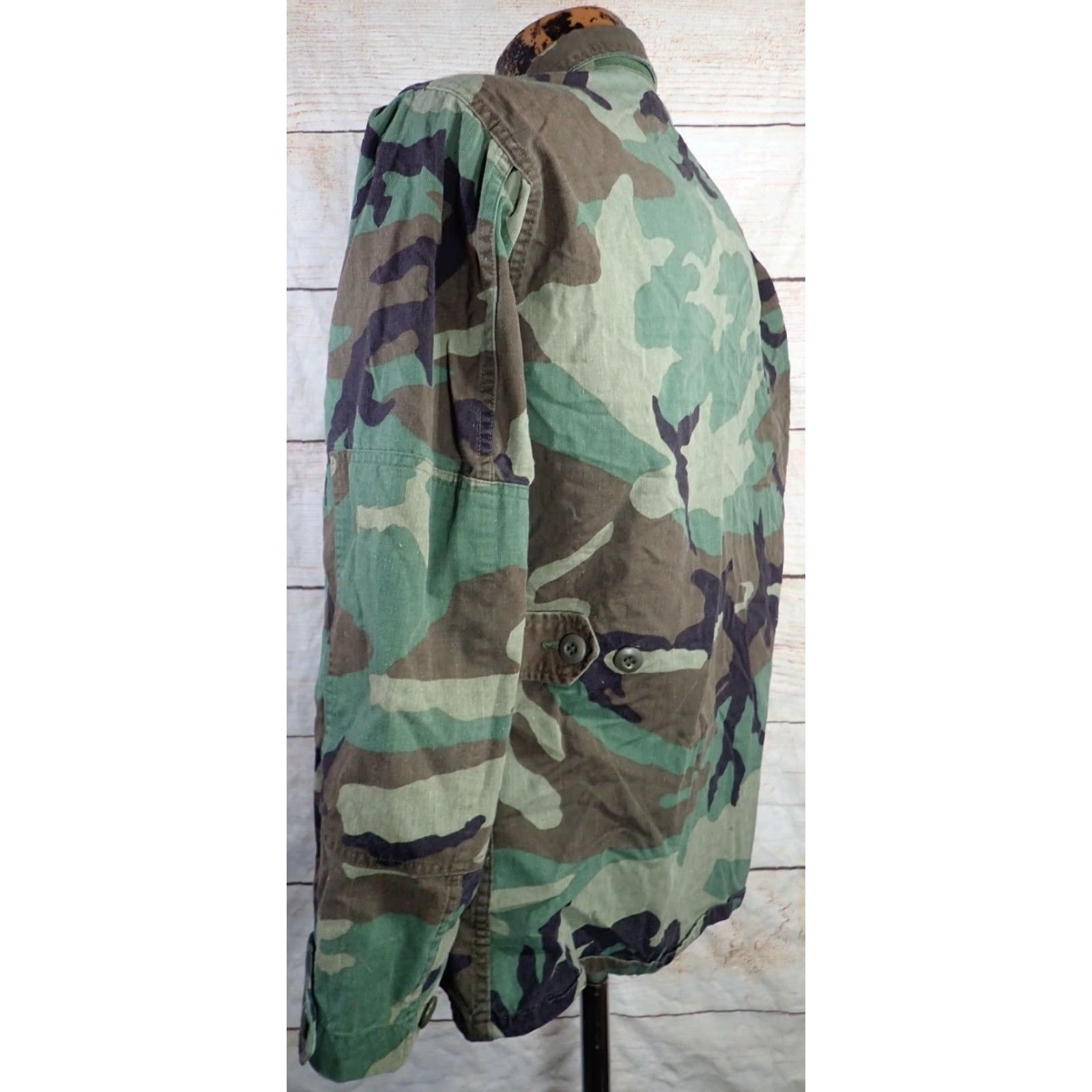 Vintage VINTAGE USMC Military Jacket Coat Mens Small USMC Woodland 80s 1985 Size US S / EU 44-46 / 1 - 3 Thumbnail