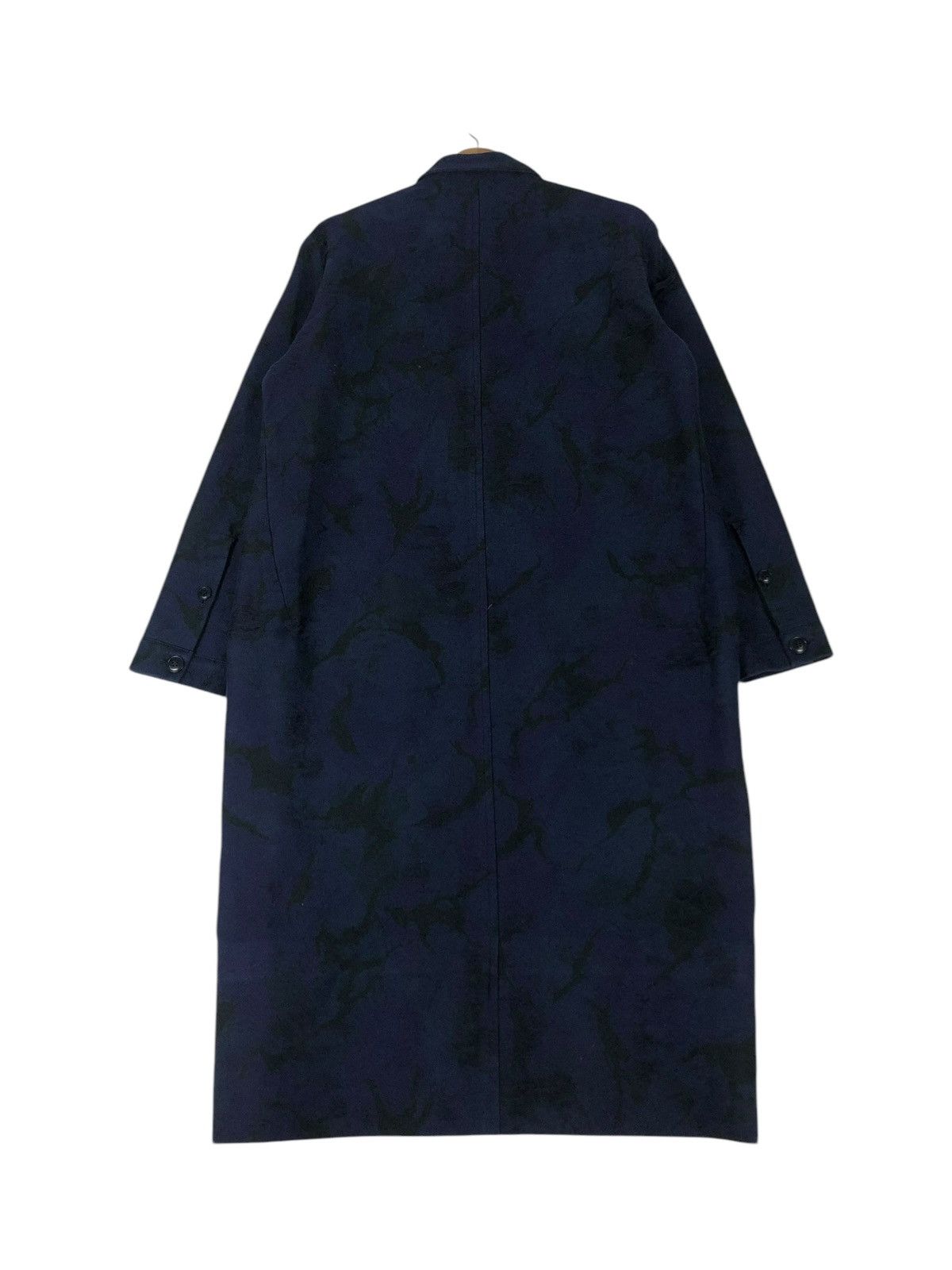 Yohji Yamamoto 🔥VINTAGE Y’S YOHJI YAMAMOTO LONG JACKET DENIM FLORAL Size US M / EU 48-50 / 2 - 3 Thumbnail