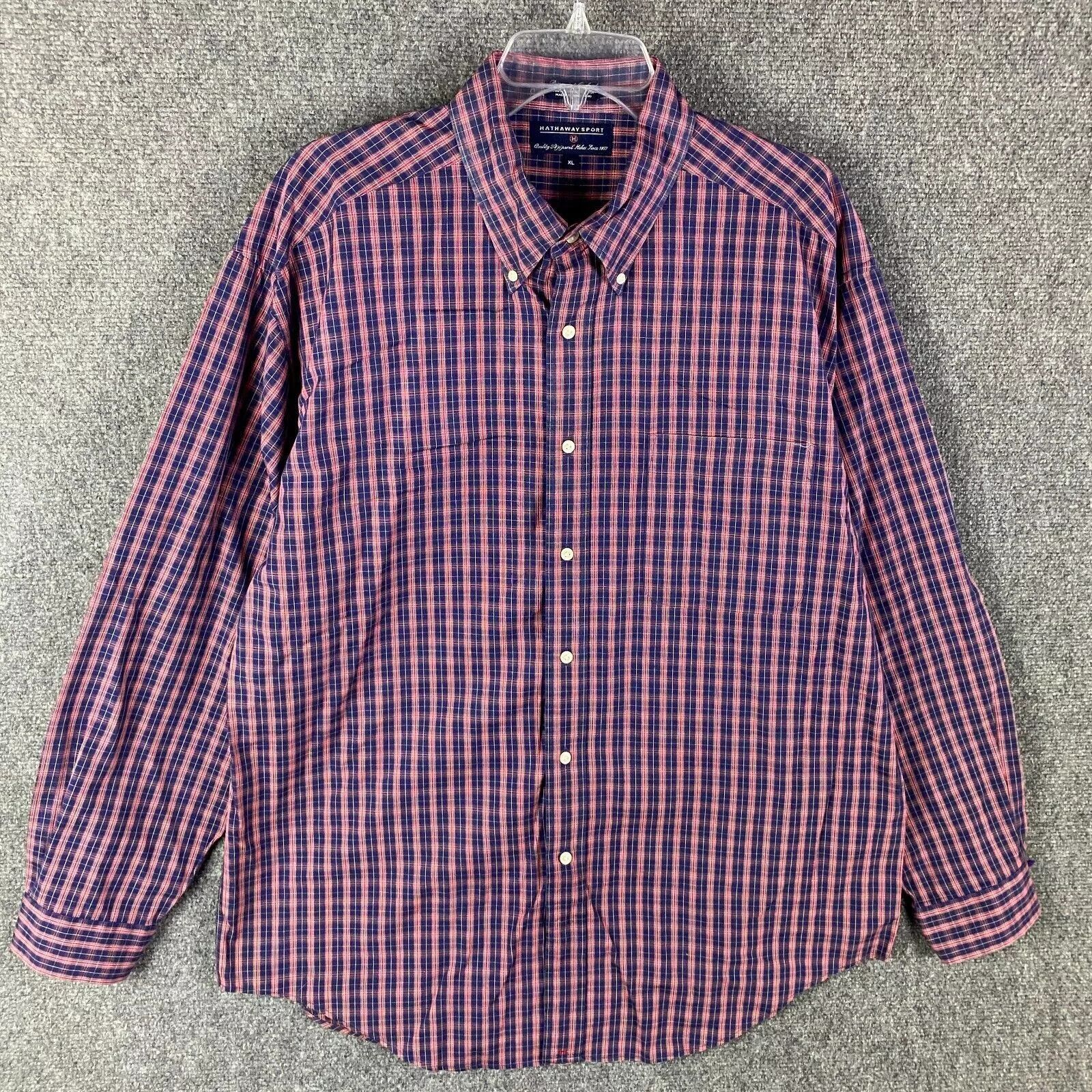 Other Hathaway Sport Button Down Shirt Men's XL Pinpoint Oxford Size US XL / EU 56 / 4 - 1 Thumbnail
