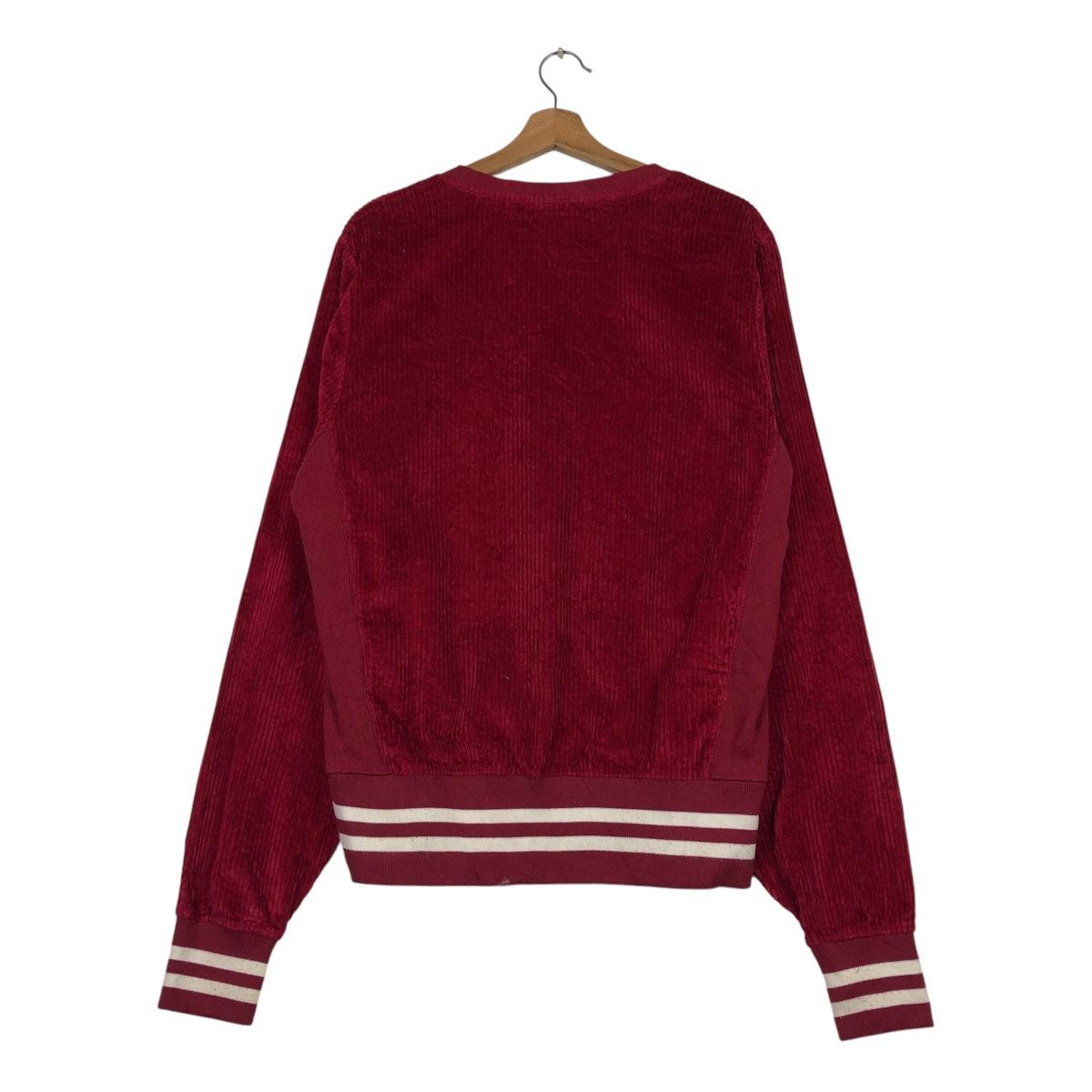 Japanese Brand 90s Champion Velour Sportswear Thick Pile, Oversized C Patch Size US S / EU 44-46 / 1 - 9 Thumbnail