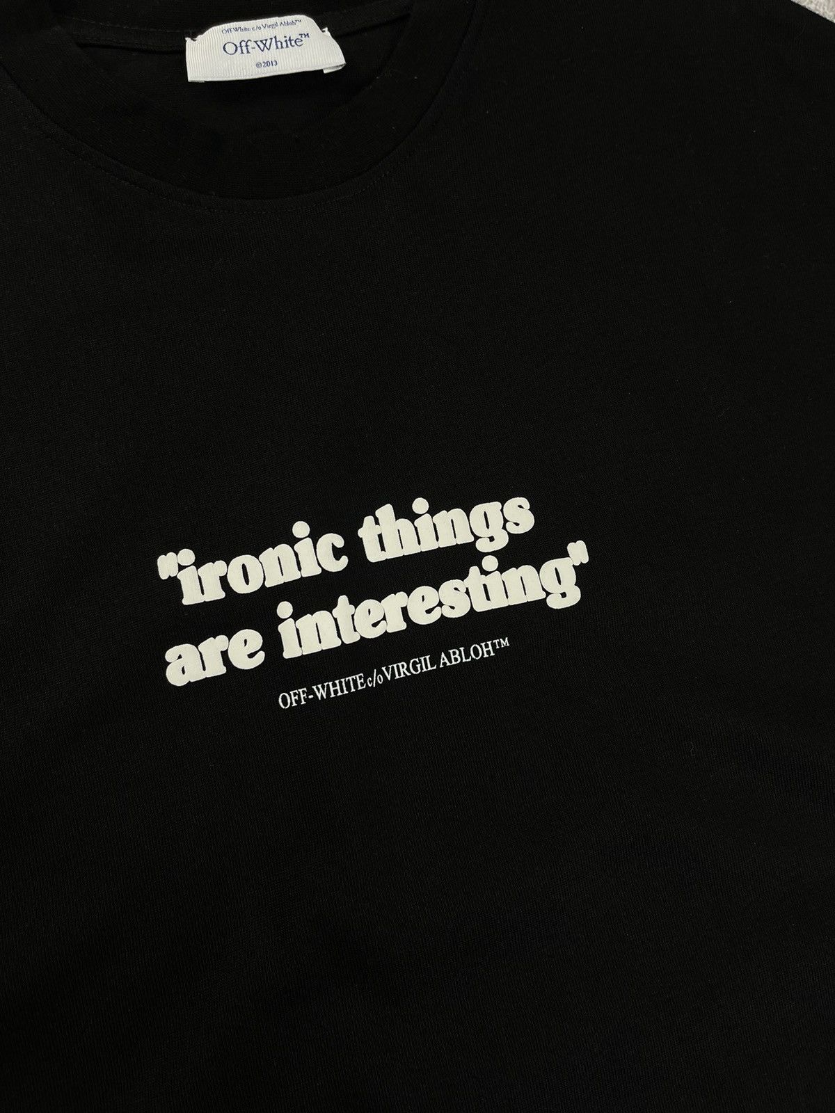 Off-White Off-White Logo Cotton T-Shirt Black Size L Size US L / EU 52-54 / 3 - 4 Thumbnail