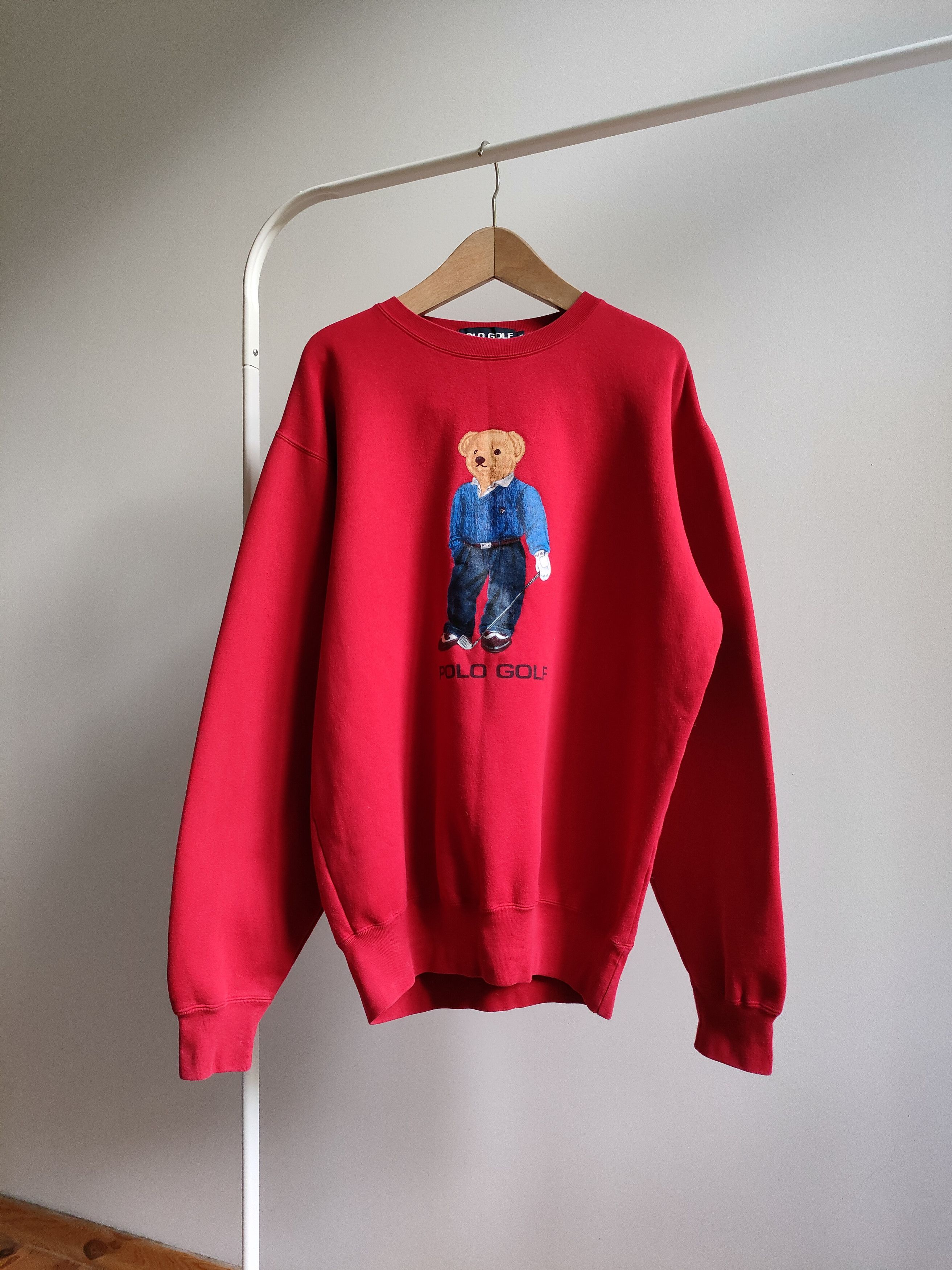 Polo Ralph Lauren Polo Golf Bear Crewneck Size US M / EU 48-50 / 2 - 1 Thumbnail