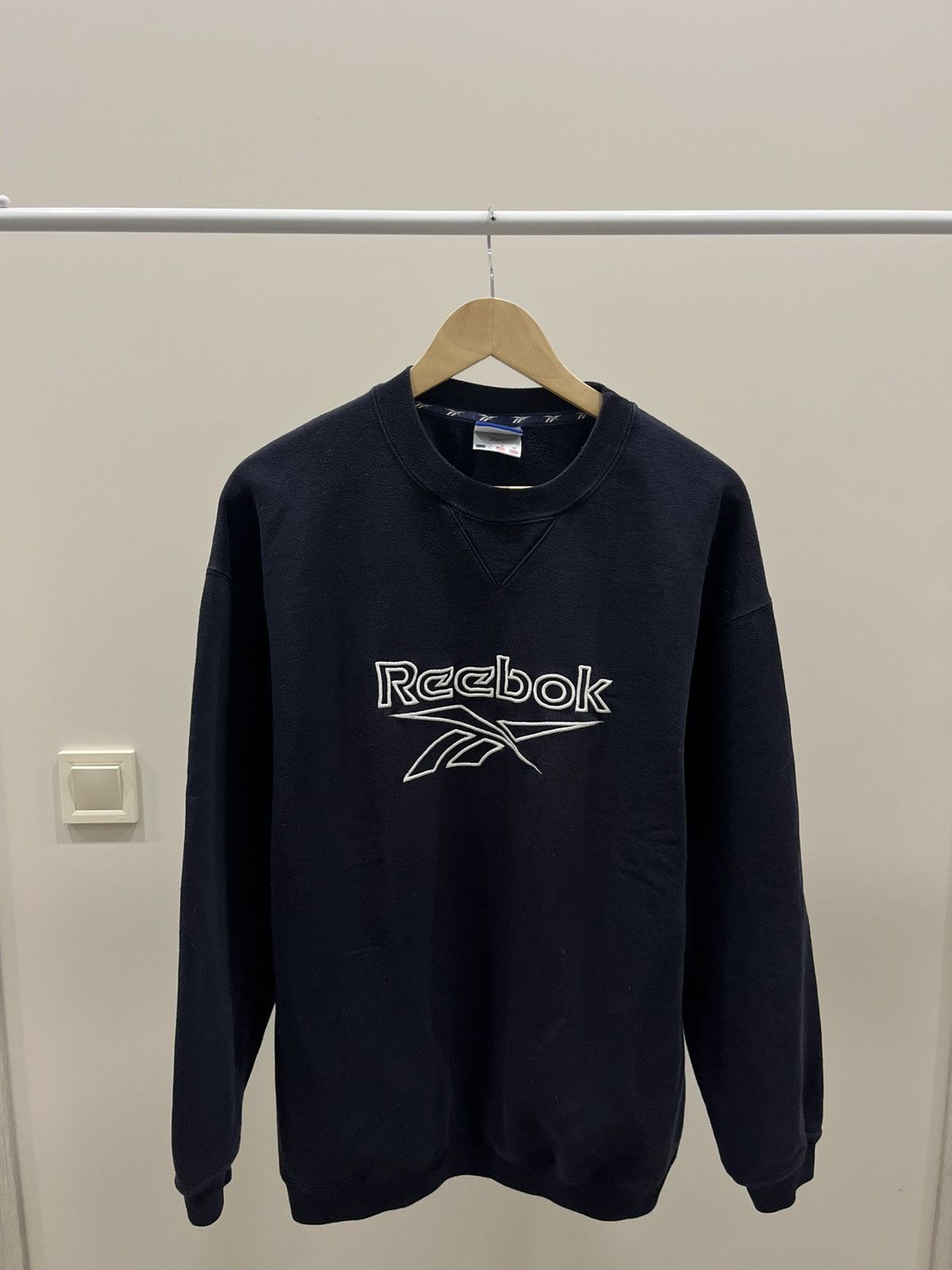 Reebok Reebok Vintage Sweatshirt Big Logo Y2K Size US M / EU 48-50 / 2 - 1 Thumbnail