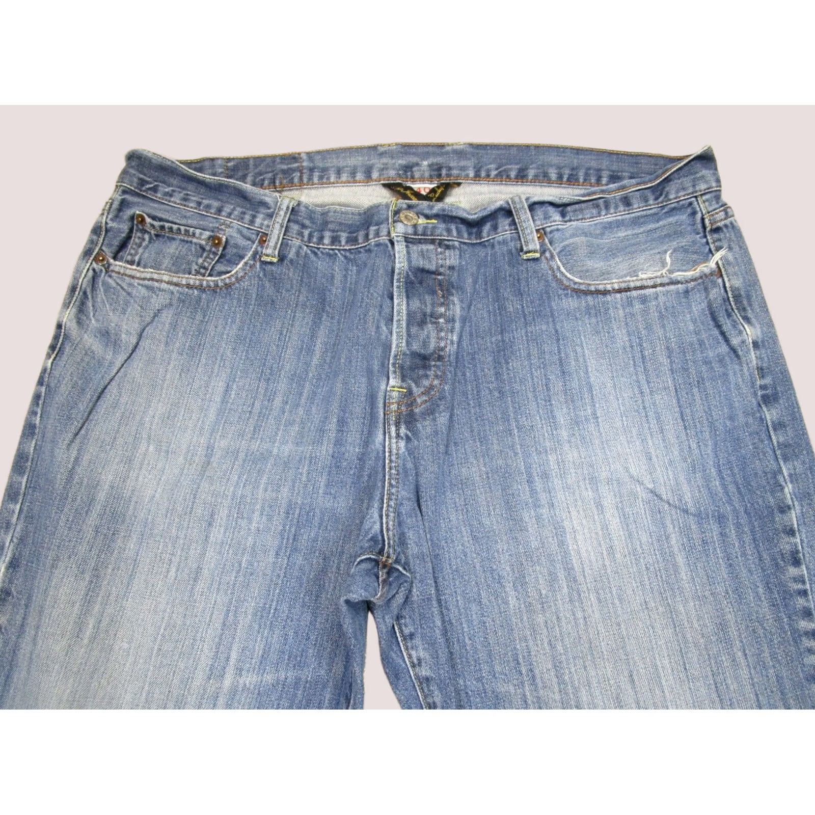 Lucky Brand Lucky Brand Jeans Men 40x32 Blue Button Fly 221 Original Fit Straight Pants Light Wash Size US 40 / EU 56 - 1 Thumbnail