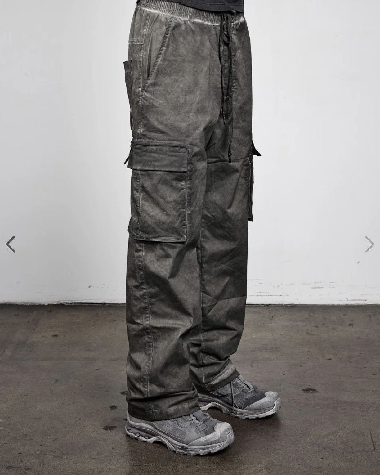 jacov Jacov Garment Dyed Cargo Pants Size US 32 / EU 48 - 8 Thumbnail