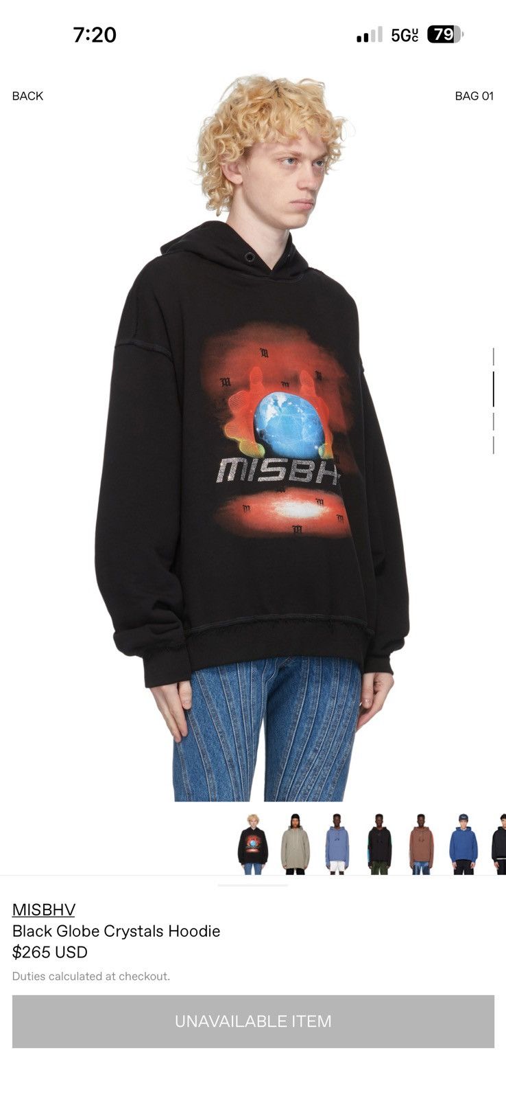 Misbhv Misbhv globe crystal hoodie Size US M / EU 48-50 / 2 - 2 Thumbnail