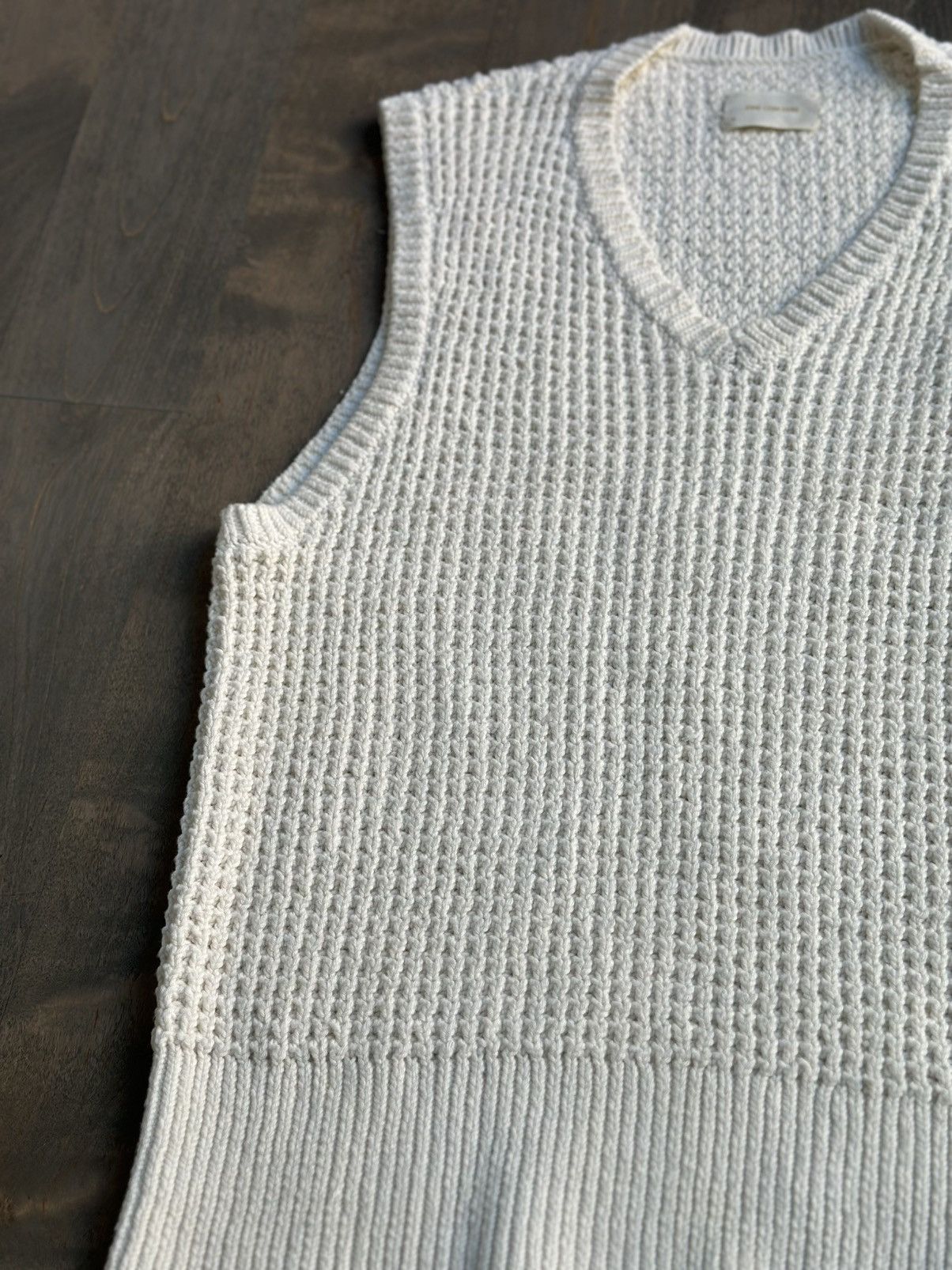 Aime Leon Dore Aime Leon Dore F/W 2023 White Knitted Vest Size US M / EU 48-50 / 2 - 3 Thumbnail