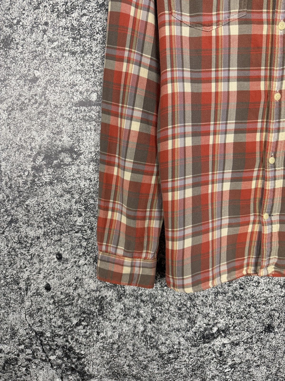 Allsaints Allsaints Gotland Long Sleeve Plaid Shirt Button Up Size L Size US L / EU 52-54 / 3 - 4 Thumbnail