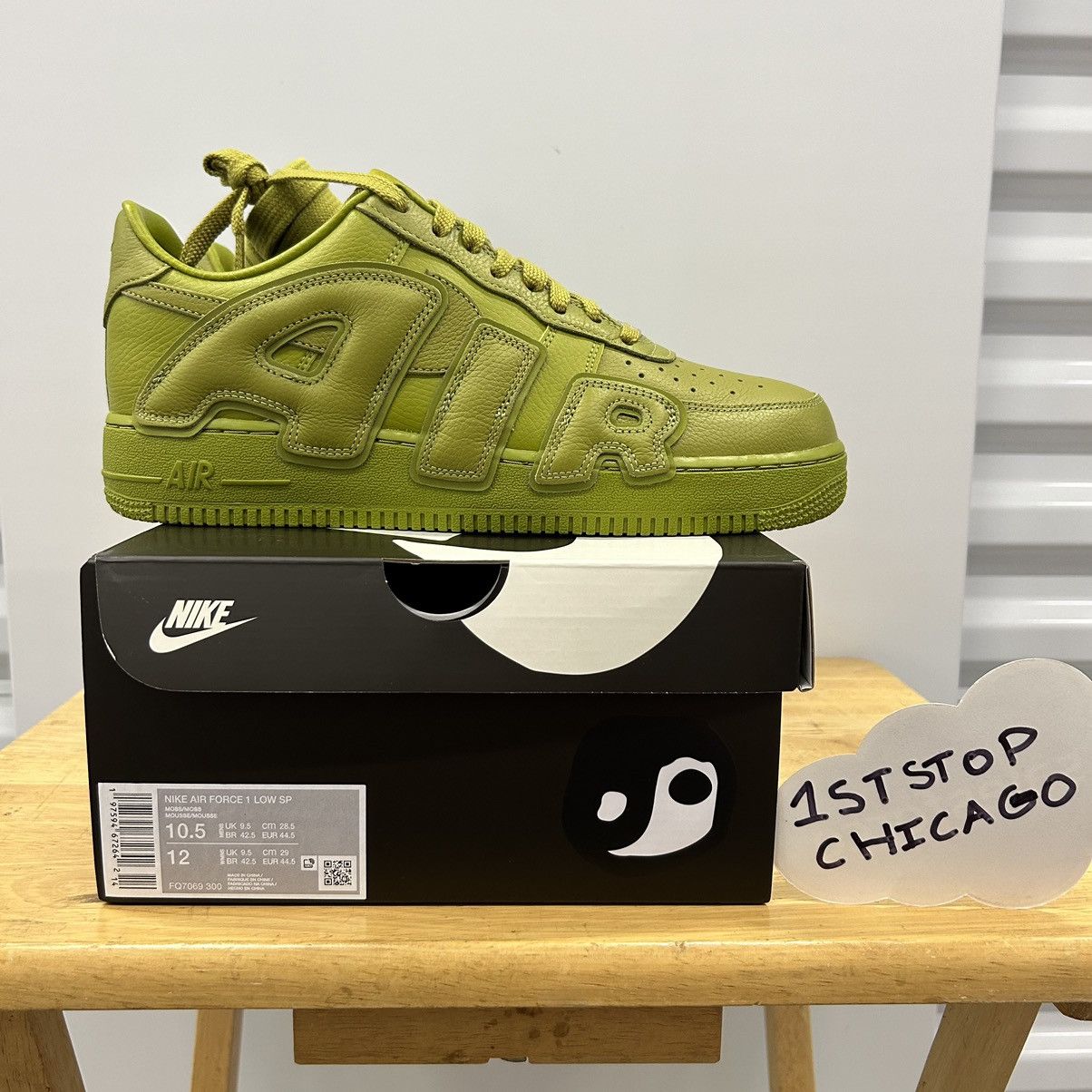 Cactus Plant Flea Market × Nike Nike Air Force 1 Low CPFM Moss Size 10.5 NEW Size US 10.5 / EU 43-44 - 1 Thumbnail