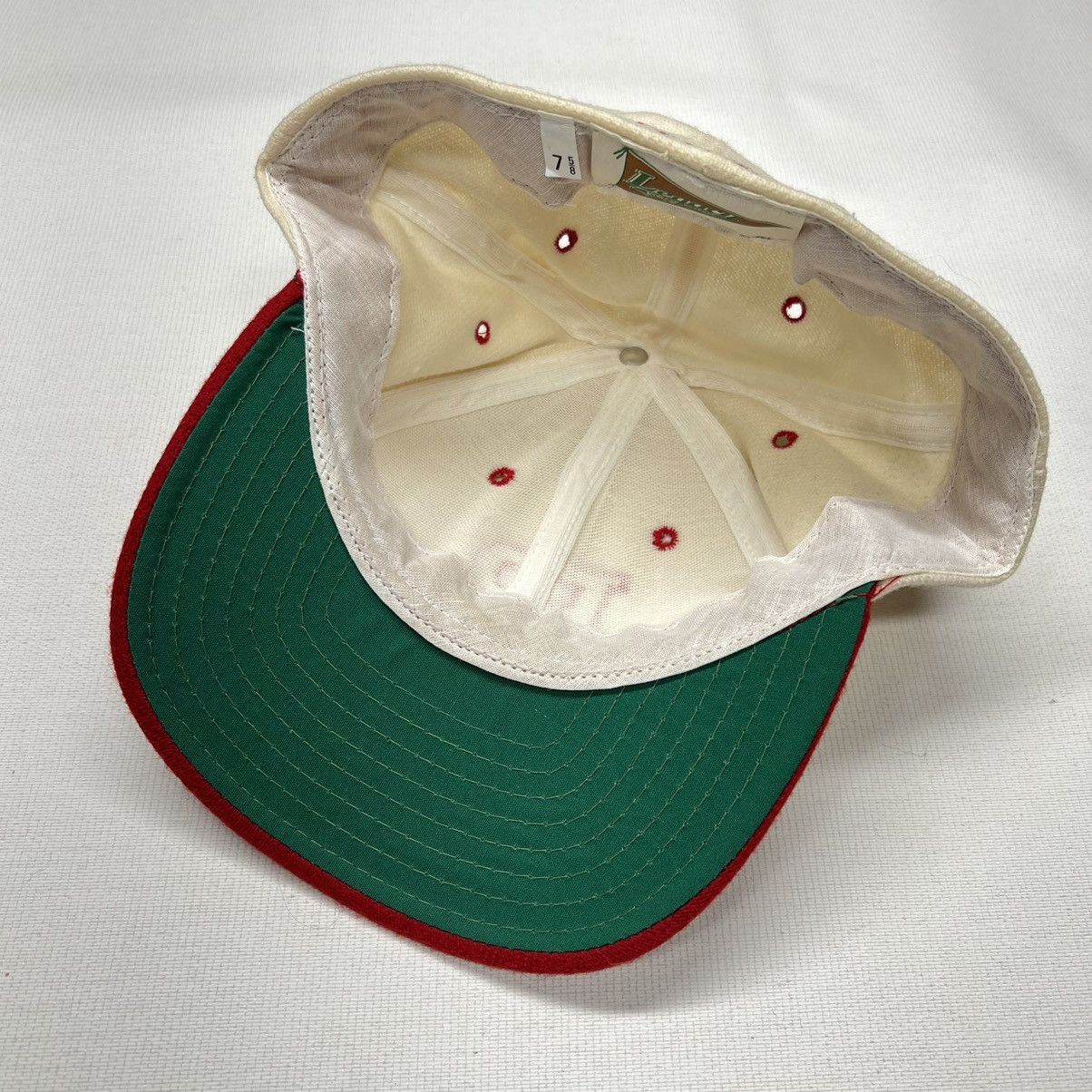 Vintage VTG Rutgers Hat 7 5/8 Red Legacy Merch Athletic Sport 90s Size ONE SIZE - 13 Thumbnail