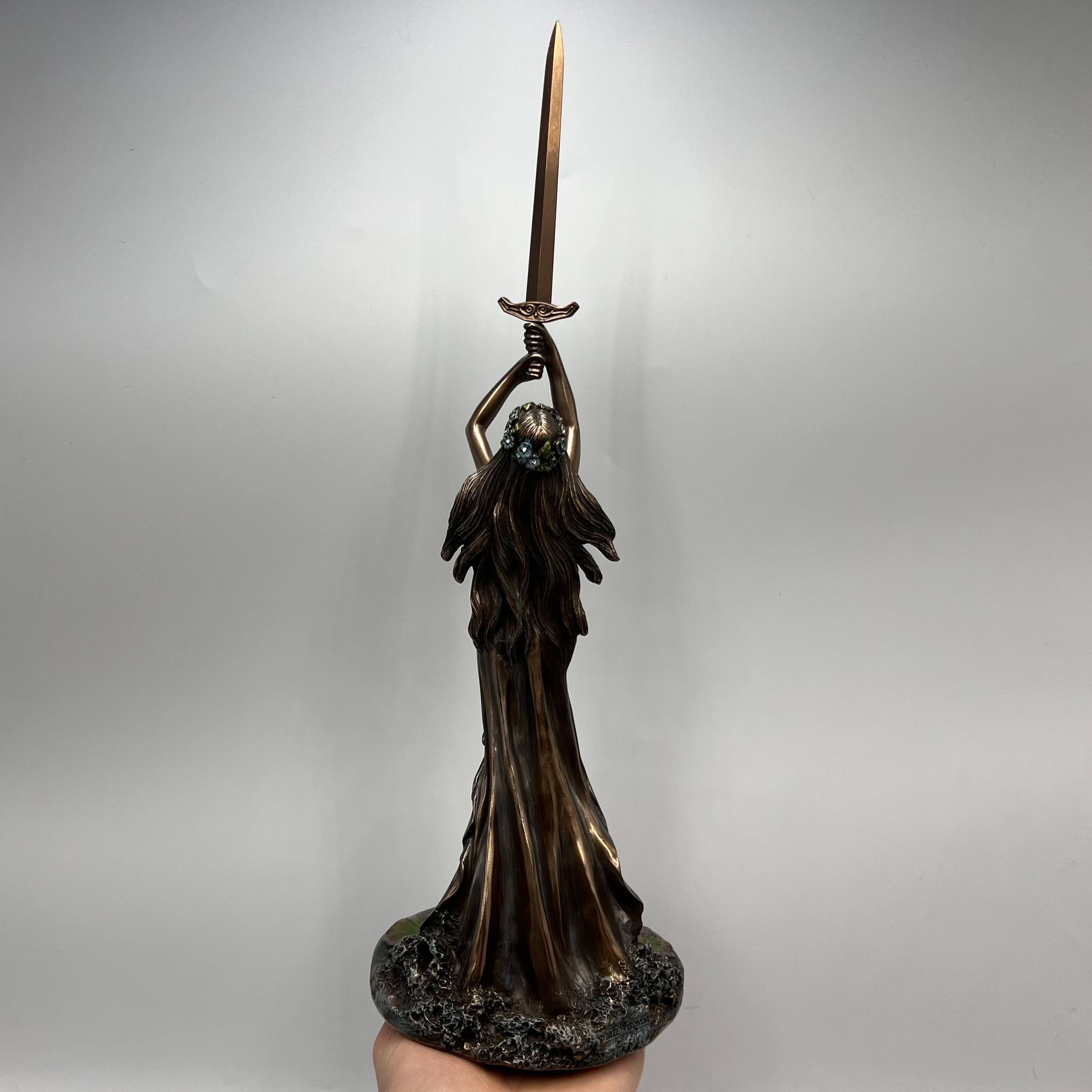 Other Lady of the Lake Excalibur Bronze Polystone Figurine 33cm Size ONE SIZE - 6 Thumbnail