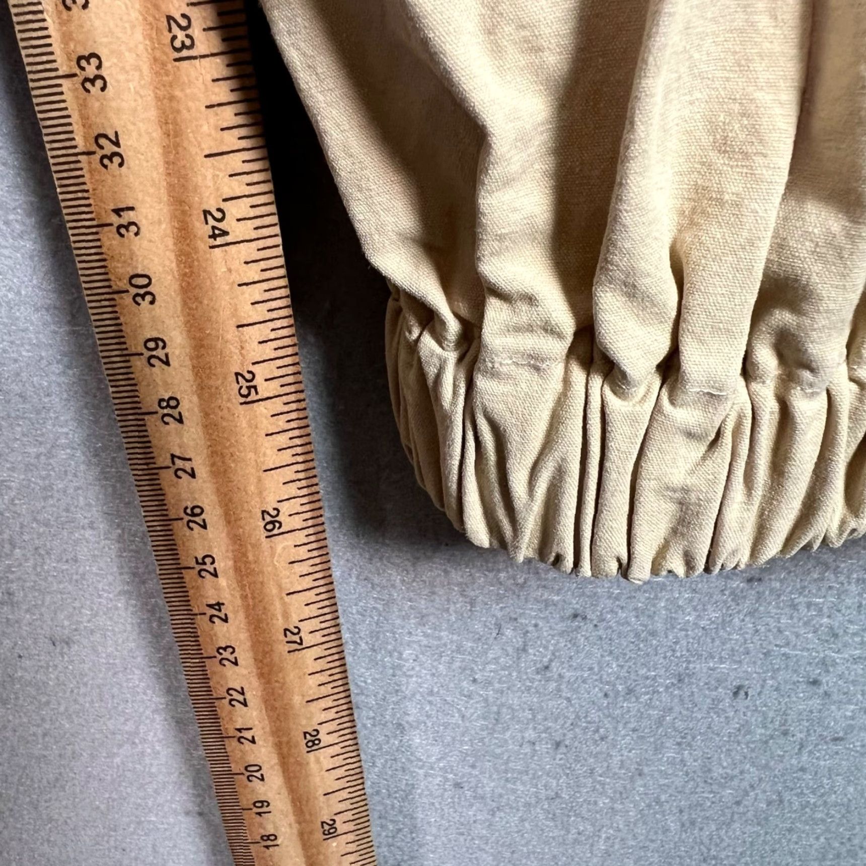 Vintage VINTAGE Grey Lab Pants Cargo High-Waisted Paperbag Belted Elastic Cuffs Women M Beige Gray Lab Adult Medium Size 32" / US 10 / IT 46 - 7 Thumbnail