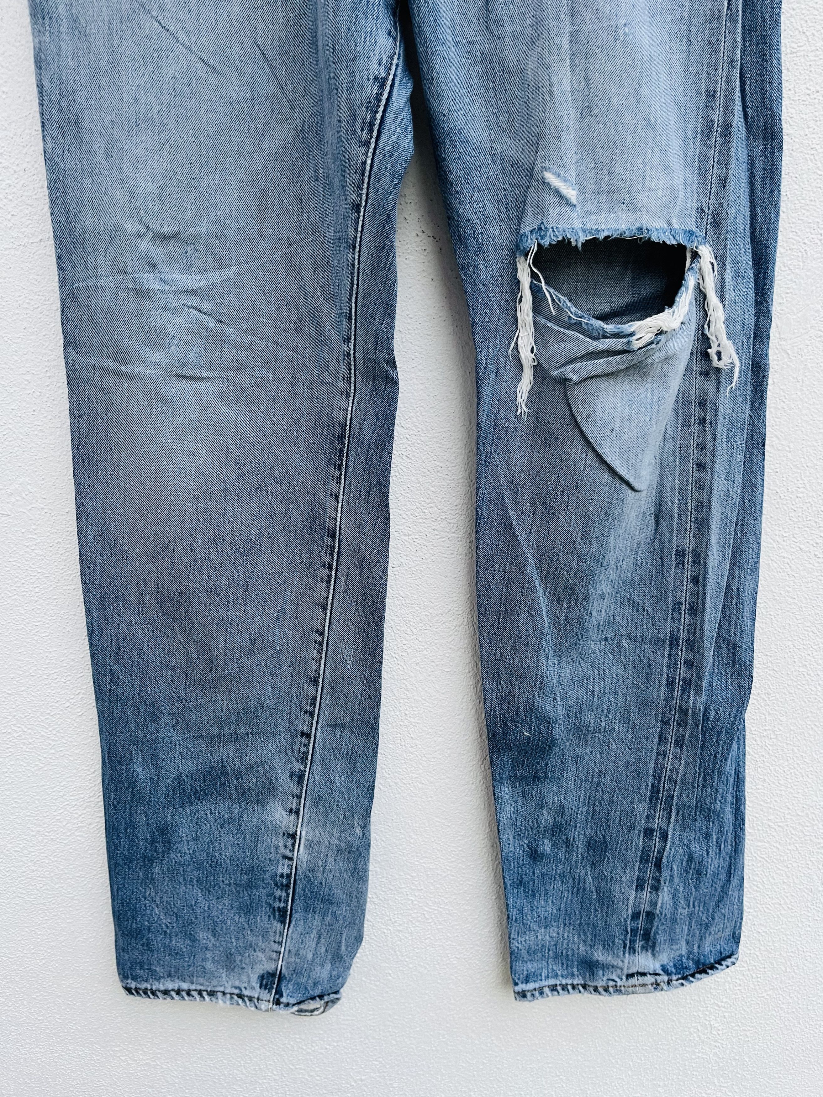Levi's Vintage Clothing × Vintage Vintage 60s Levis Big E Distressed Fashion Style Size US 32 / EU 48 - 4 Thumbnail
