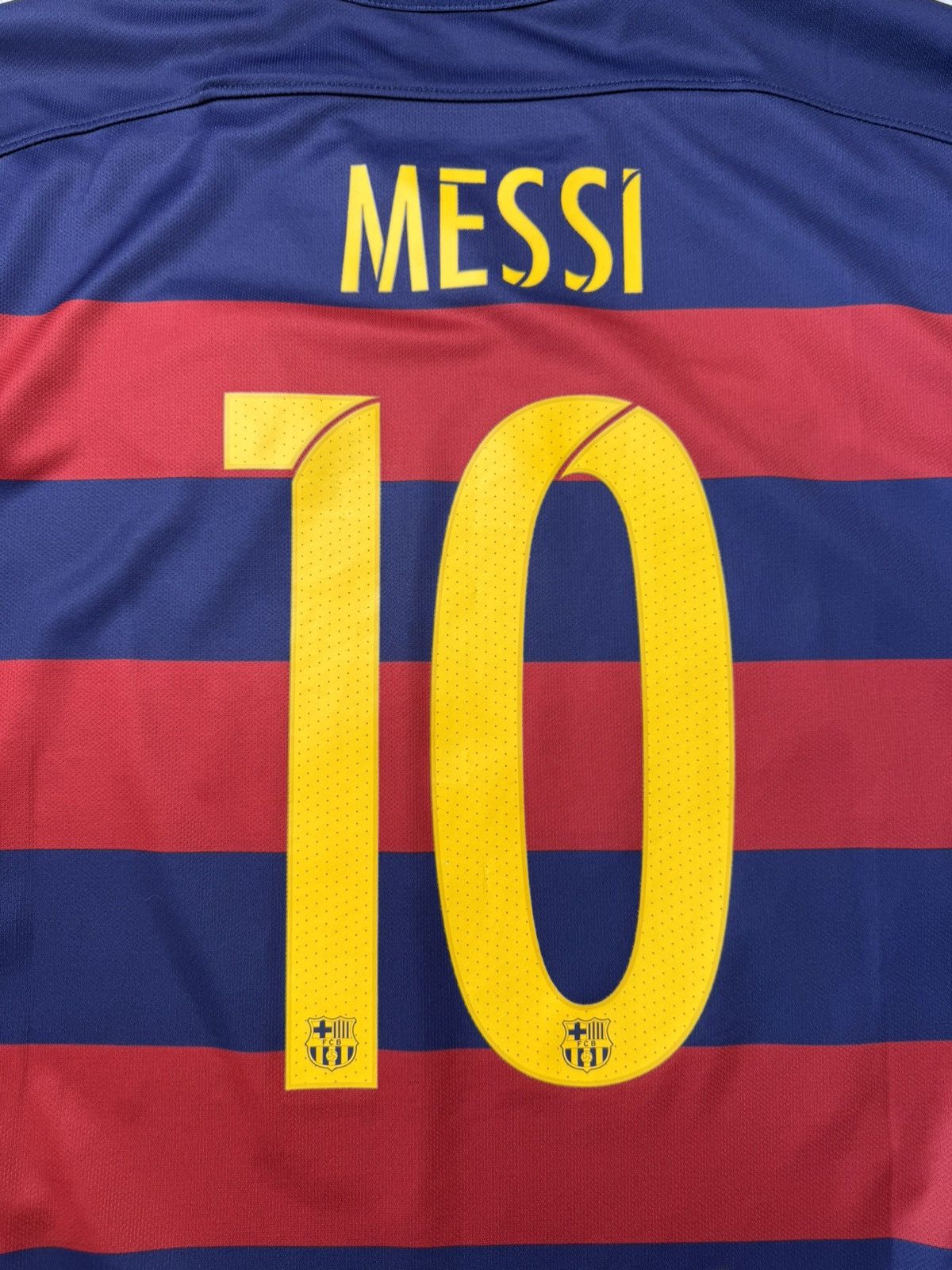 FC BARCELONA SPAIN 2016 HOME FOOTBALL SHIRT JERSEY #10 Messi