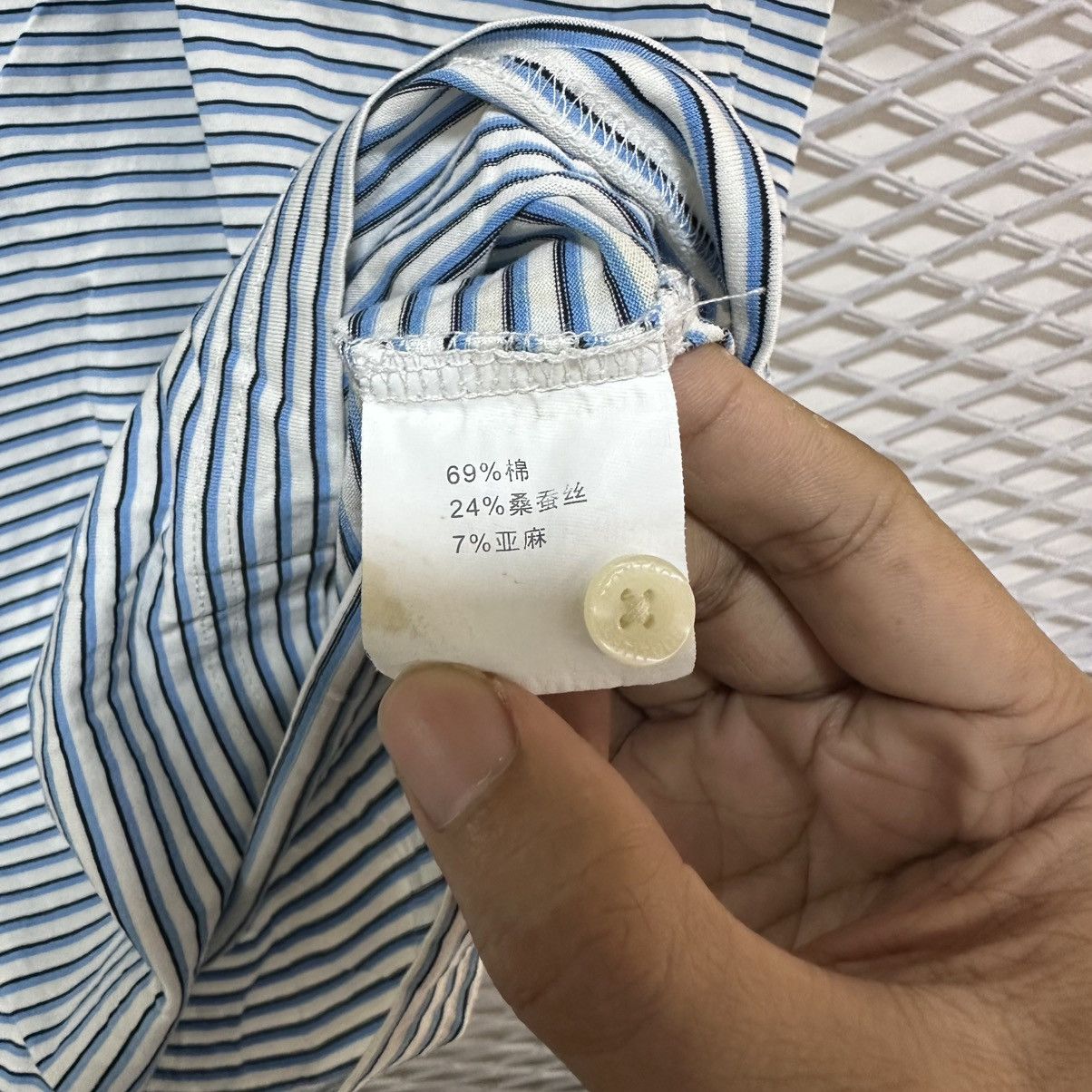 Montagut Vintage Montagut Striped Logo Embroidery Size US XL / EU 56 / 4 - 7 Thumbnail
