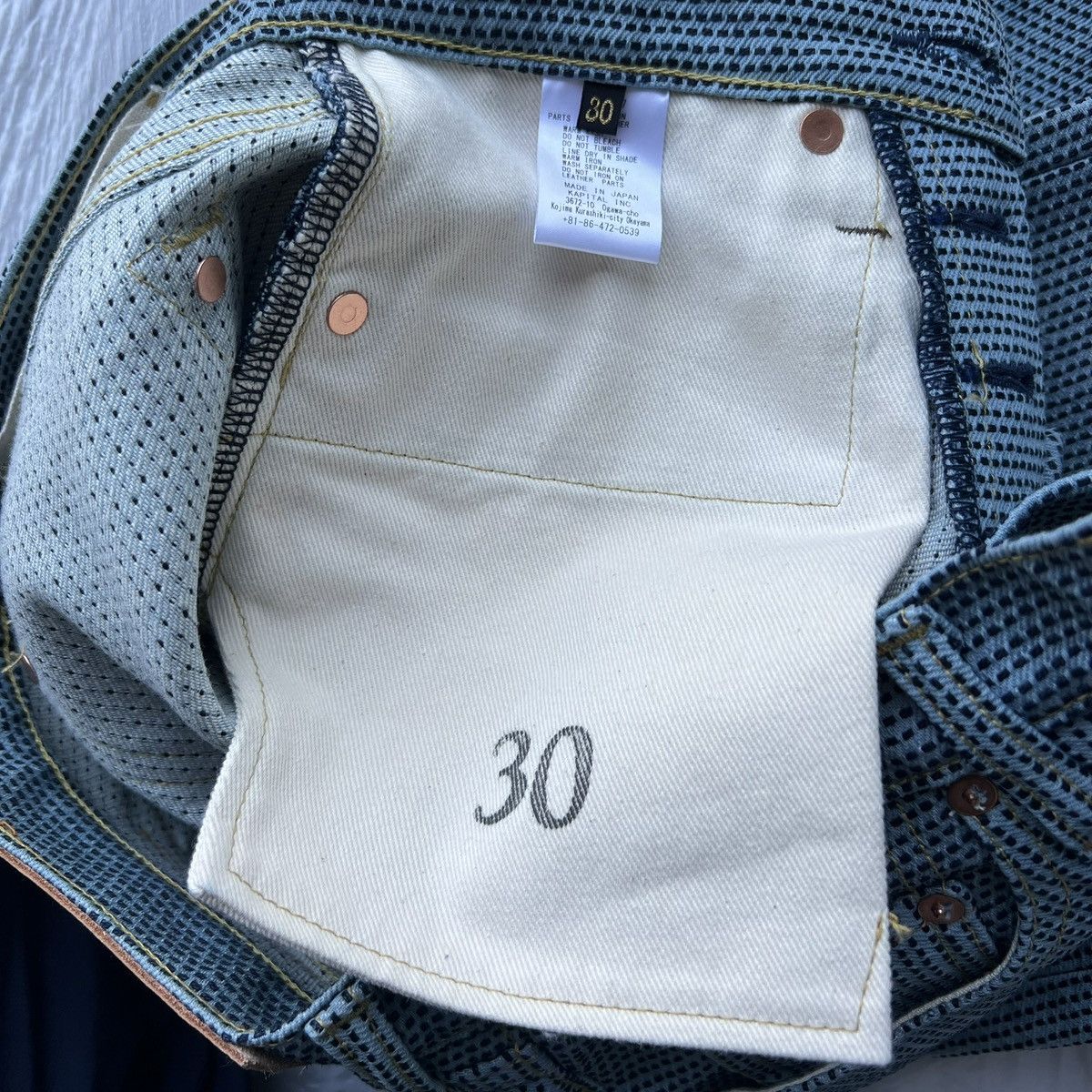 Kapital Kapital Century Denim No.3-S+A Monkey Cisco Jeans Size US 30 / EU 46 - 5 Thumbnail