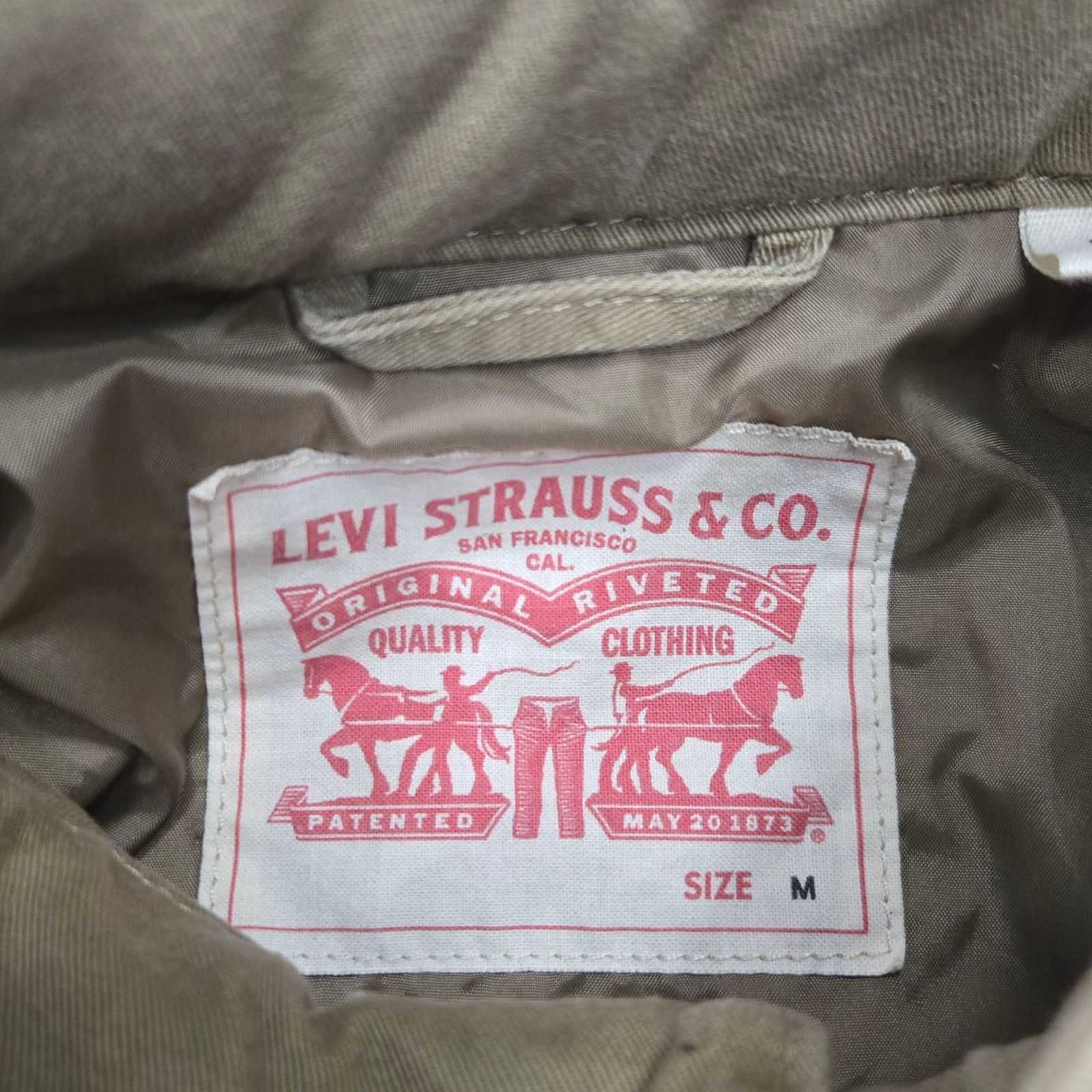 Levi's Levi’s Khaki Cotton Utility Field Jacket Safari Size Medium Size M / US 6-8 / IT 42-44 - 8 Thumbnail