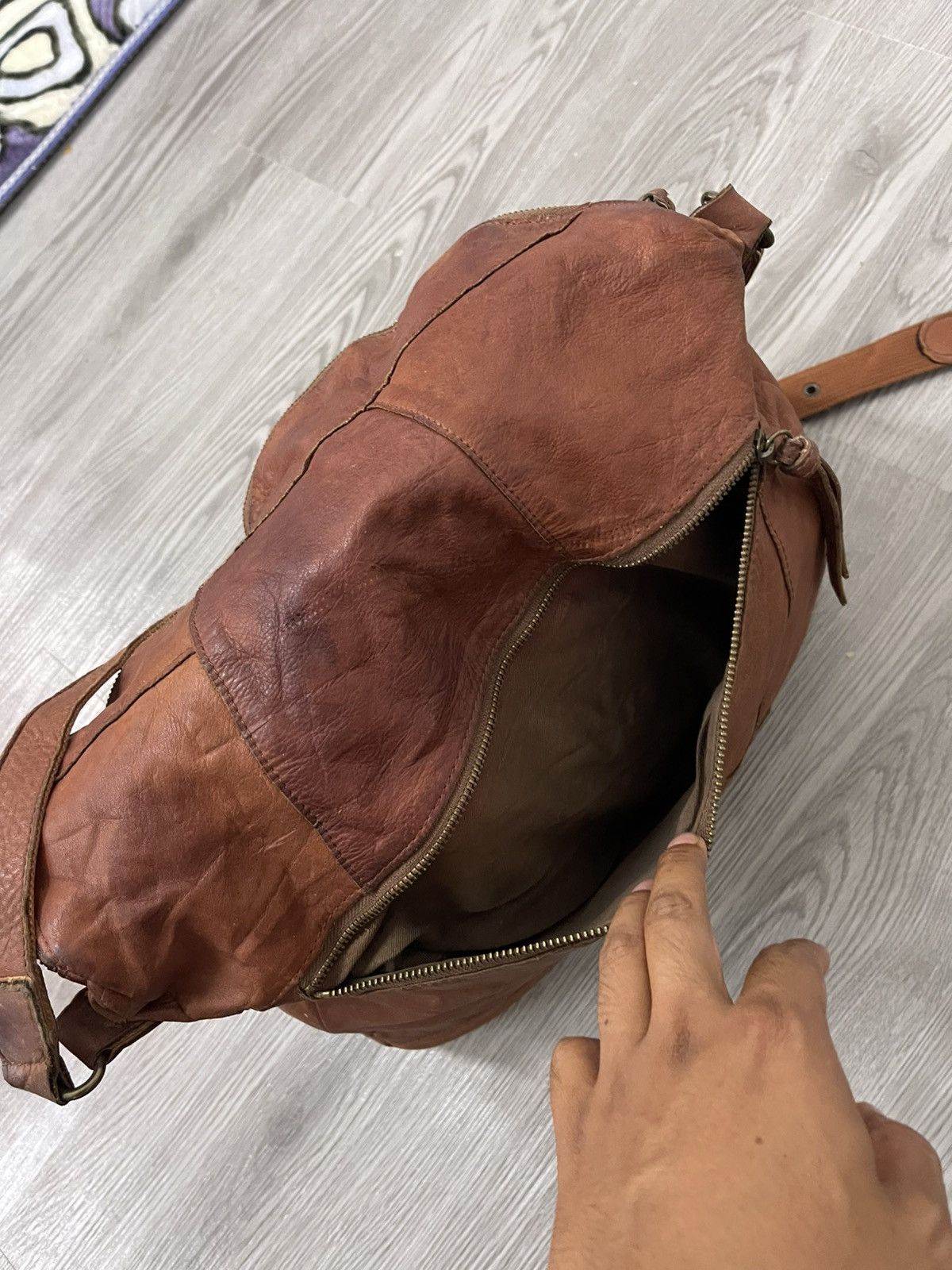 And A × Genuine Leather × Japanese Brand Leather Messenger Crossbody bag Size ONE SIZE - 13 Thumbnail