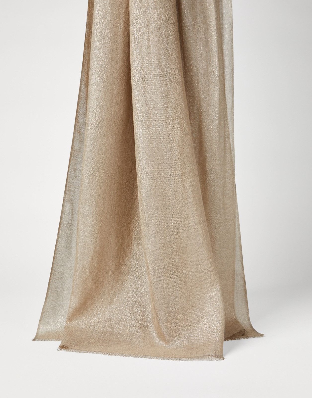 Brunello Cucinelli o1la1rc1a0525 Size: S / Scarf in Brown Size ONE SIZE - 1 Thumbnail