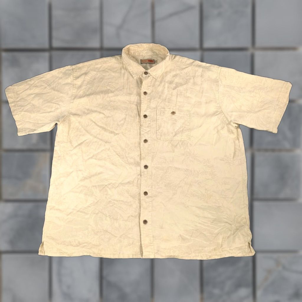 Vintage DASH SANTA CRUZ Shirt Mens 2XL Short Sleeve Button Up Hemp Beige Pockets Uniform/Regular Size 2XL Men Clothing Size US XXL / EU 58 / 5 - 1 Thumbnail