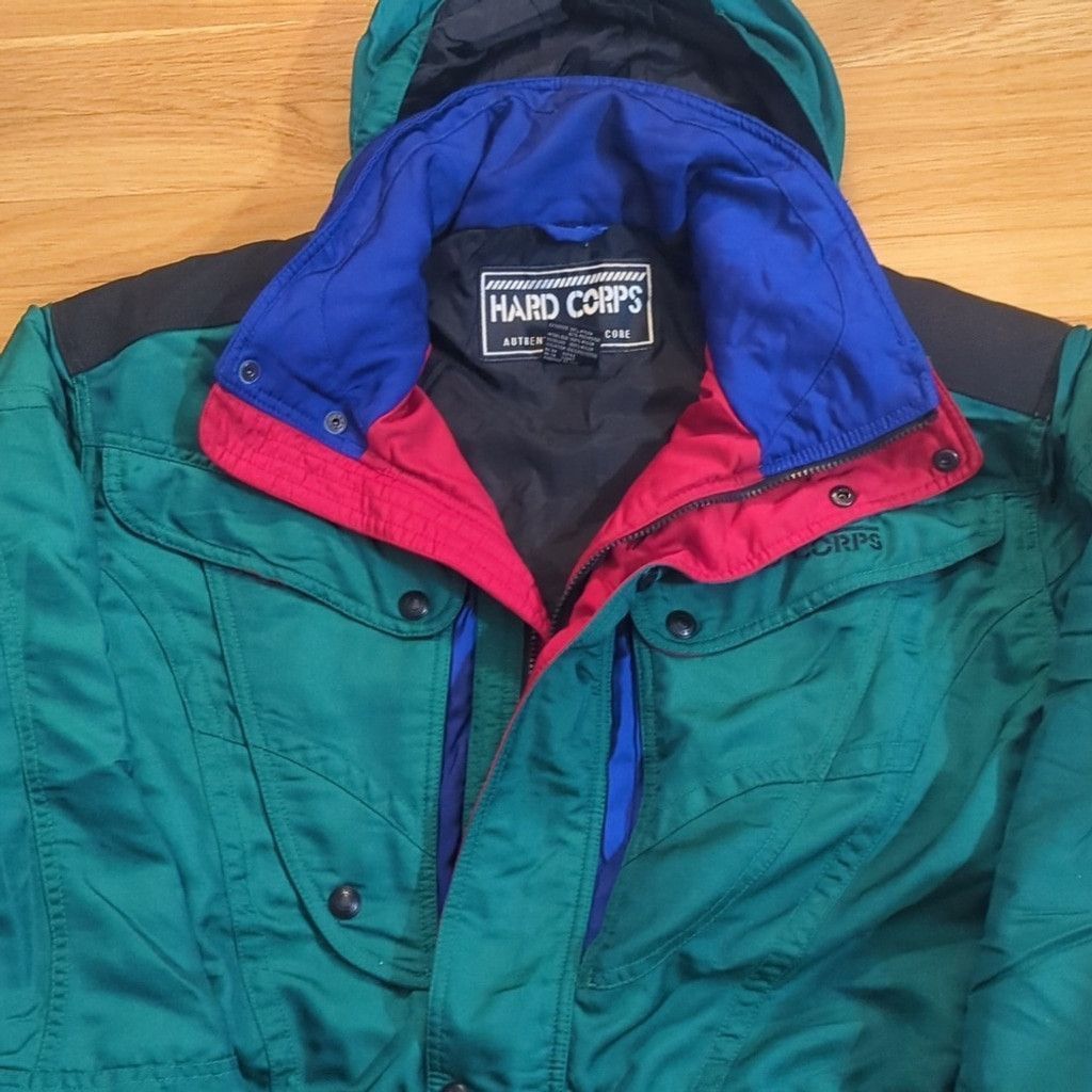 Vintage Vintage Ski Snowboard Technical Jacket 44 XL 90s green parka Size US XL / EU 56 / 4 - 6 Thumbnail