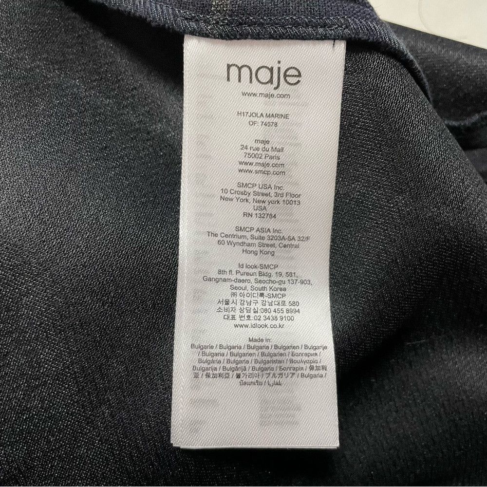 Maje NWT New $325 Maje Jola Checked Woven Pinafore Skirt Dress S Size XS / US 0-2 / IT 36-38 - 7 Thumbnail