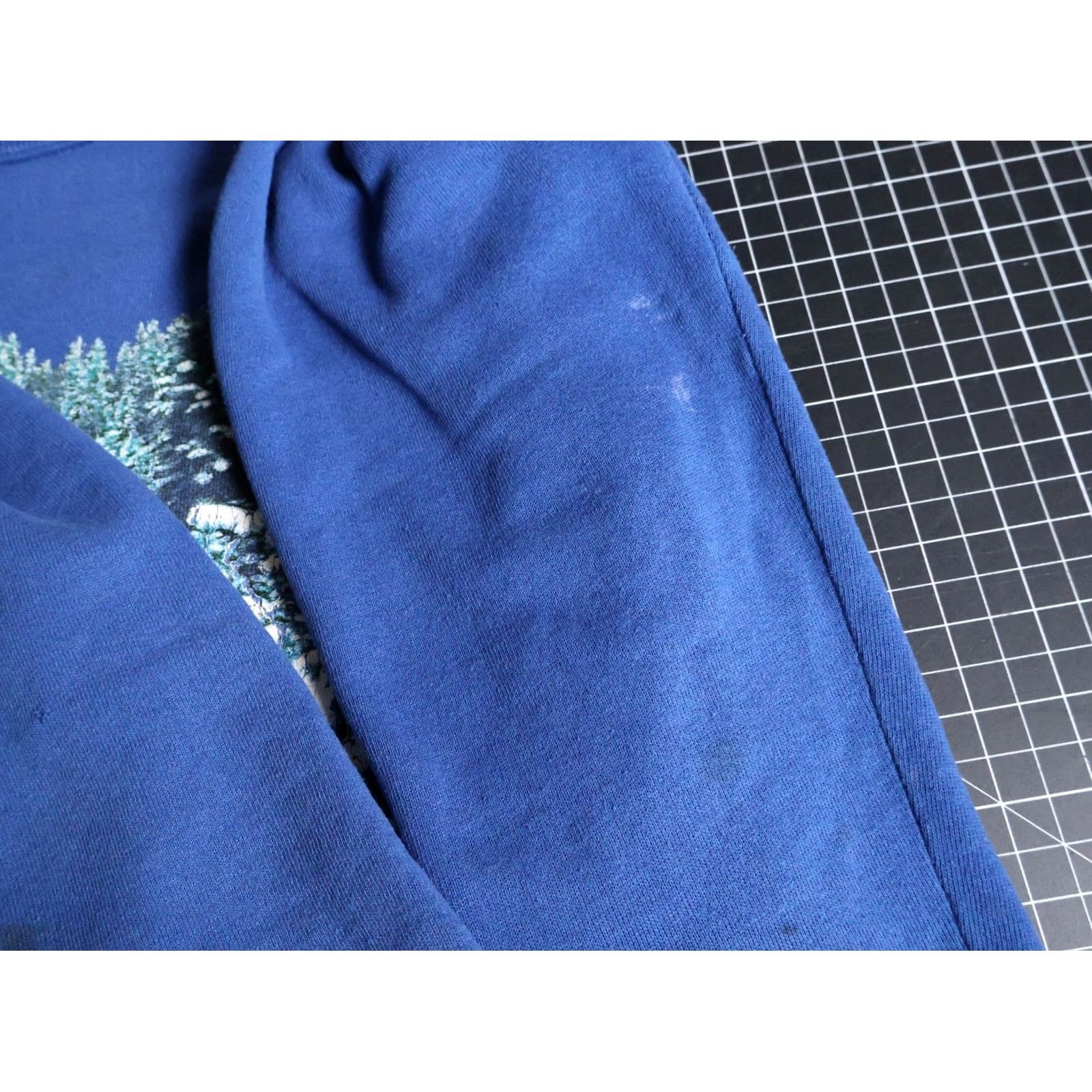 Jerzees VINTAGE Jerzees Michigan Scenic Winter Sweatshirt Raglan Sleeves L-XL Blue Women's Classic Crewneck VTG Size L / US 10 / IT 46 - 5 Thumbnail