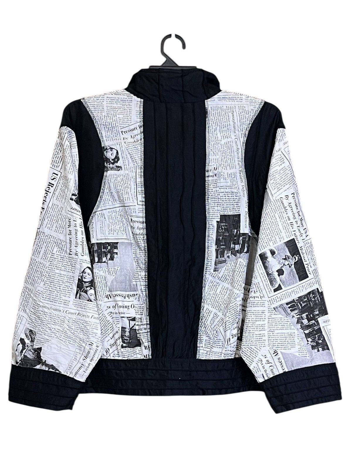 Japanese Brand vintage japanese EIKO KONDO newspaper baggy paperthin jacket Size US L / EU 52-54 / 3 - 3 Thumbnail