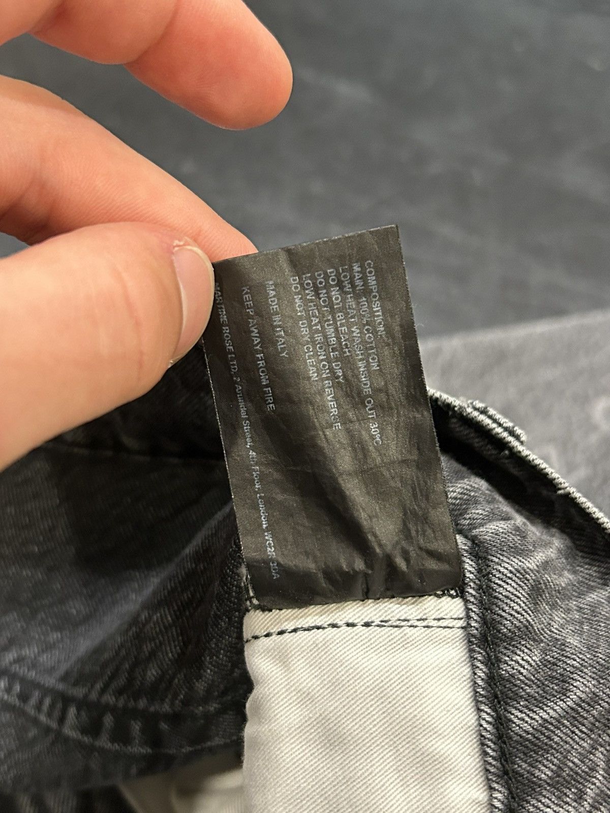 Martine Rose Martine Rose Text Denim Jeans Size US 36 / EU 52 - 5 Thumbnail