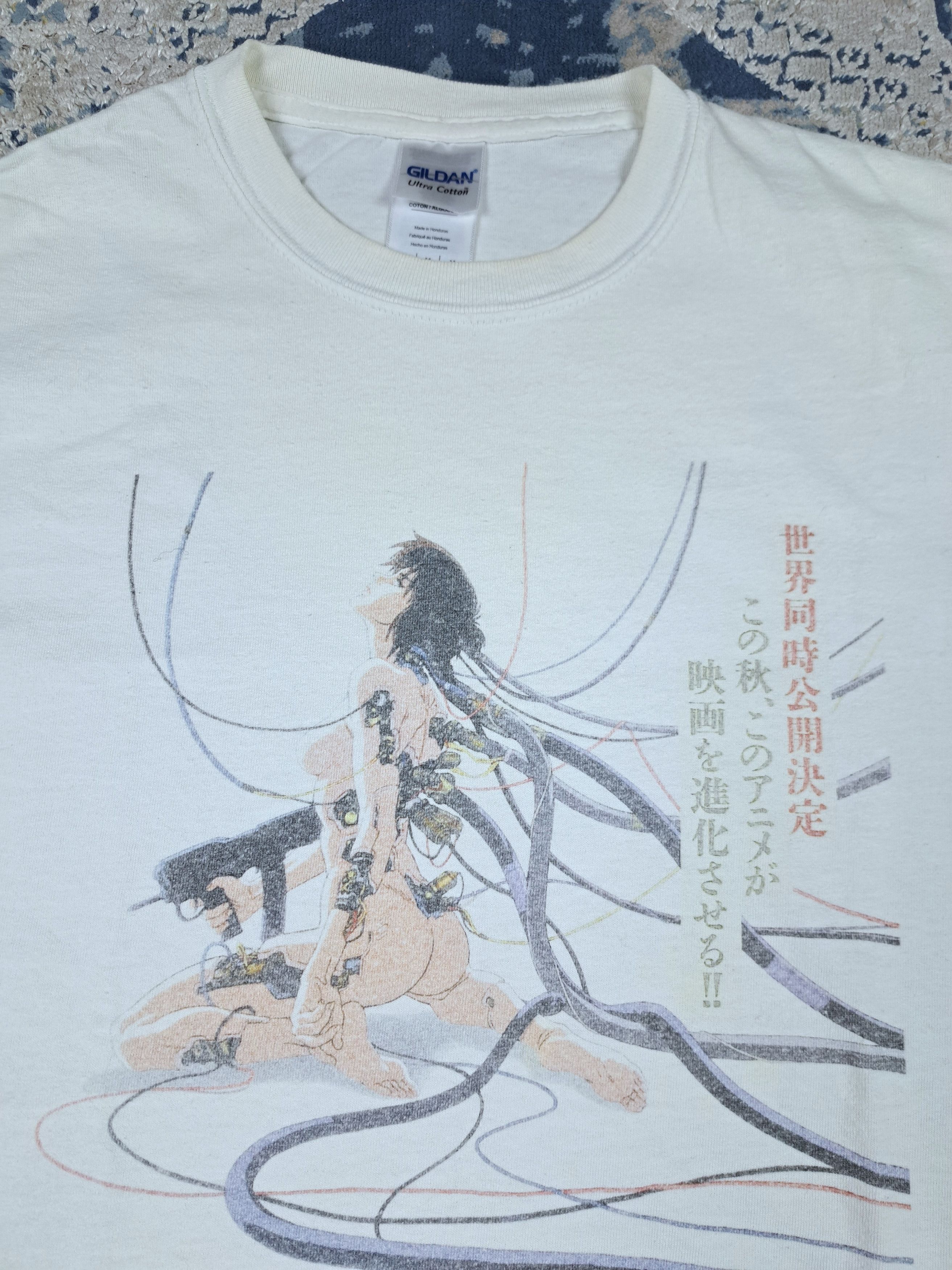 Anime Vintage Ghost in the Shell Japanese Poster Promo Tee Size US M / EU 48-50 / 2 - 3 Thumbnail