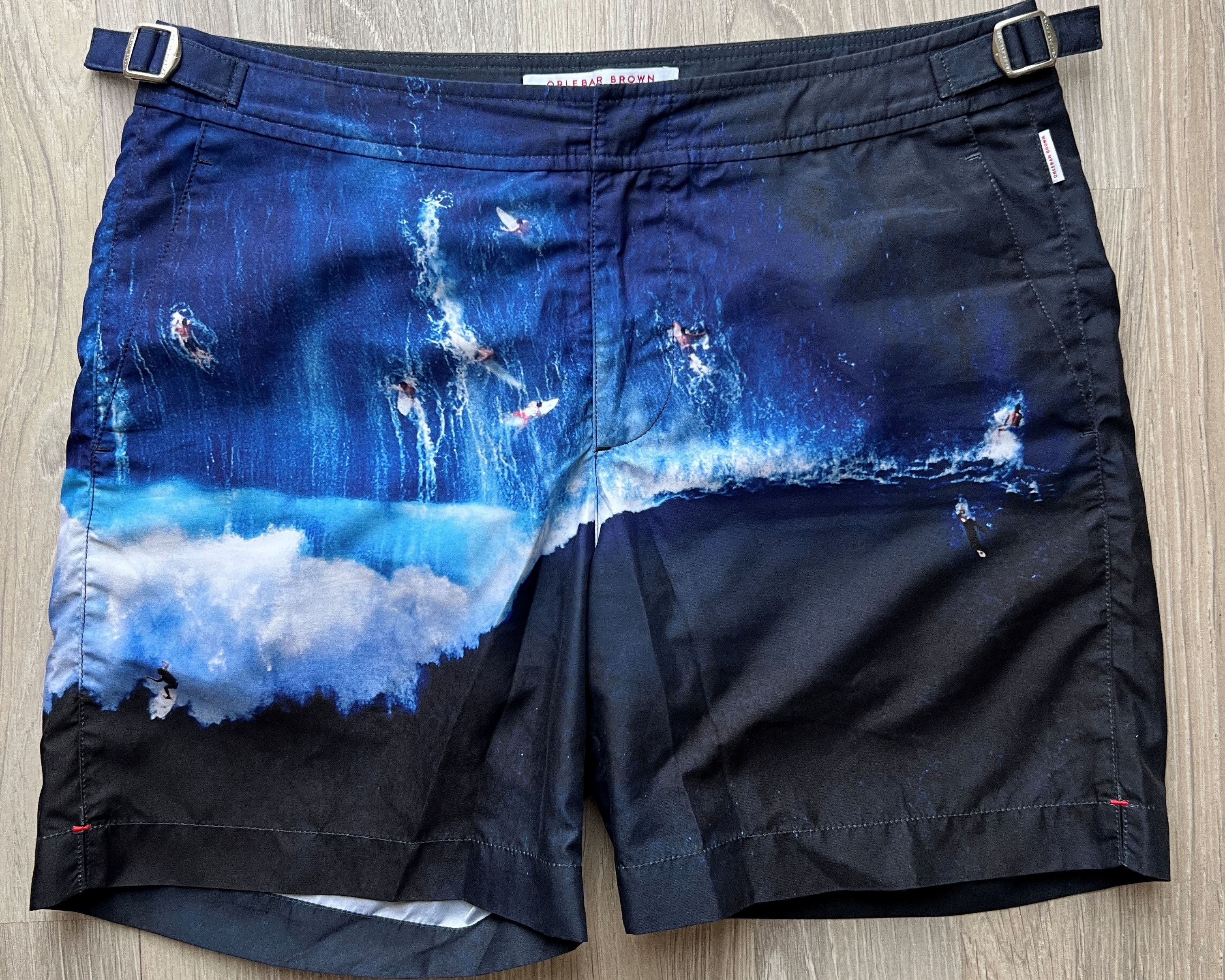 Orlebar Brown ORLEBAR BROWN x ALEX MACLEAN BULLDOG SWIM SHORTS Size US 30 / EU 46 - 1 Thumbnail