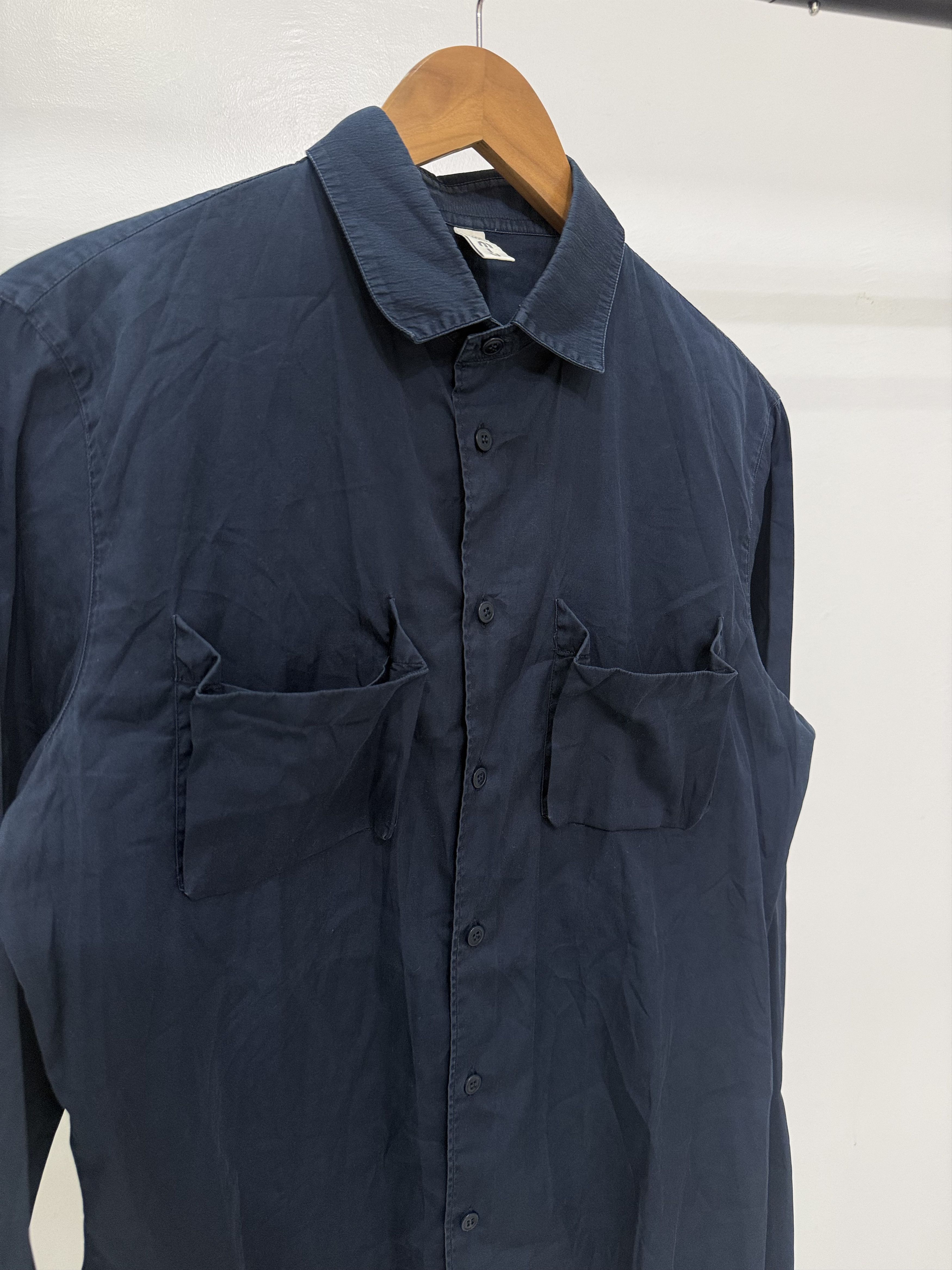 Miu Miu Miu Miu - 1999-2000s 3D Chest Pocket Shirt Size US M / EU 48-50 / 2 - 2 Thumbnail