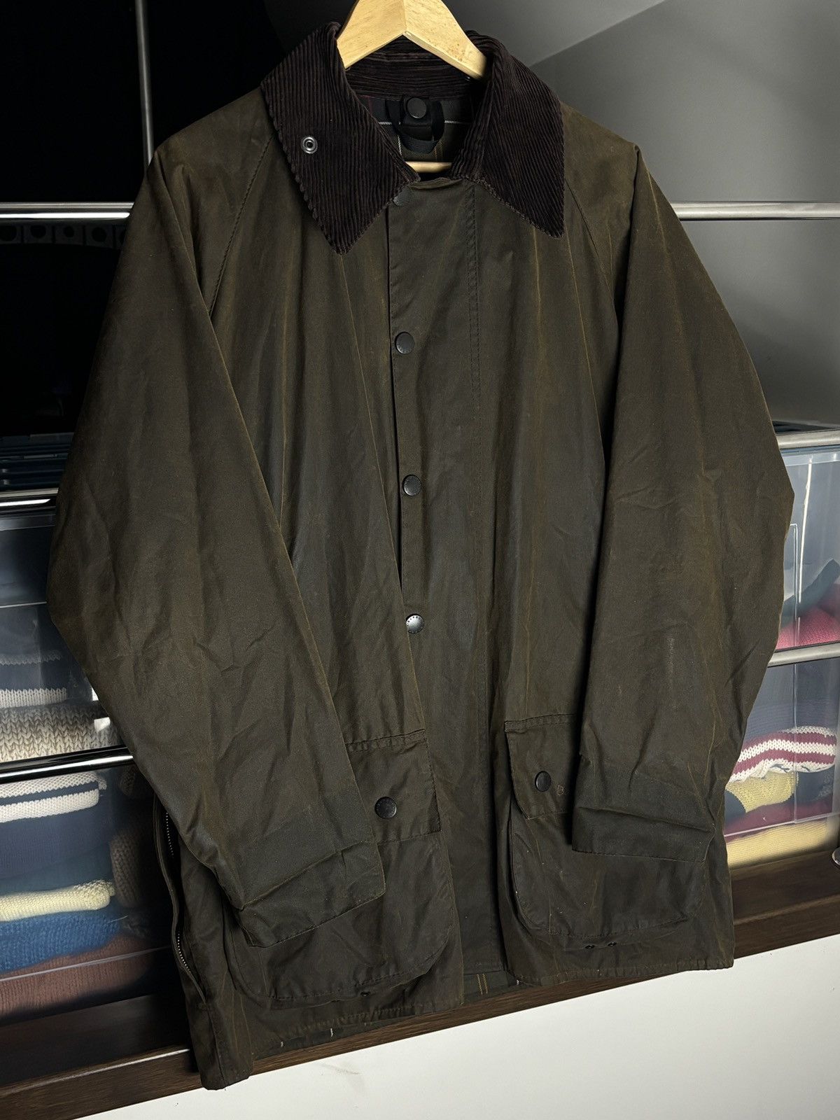 Barbour Set Barbour A830 Beaufort Wax Jacket + A855 Zip-In Vest Size US L / EU 52-54 / 3 - 2 Thumbnail