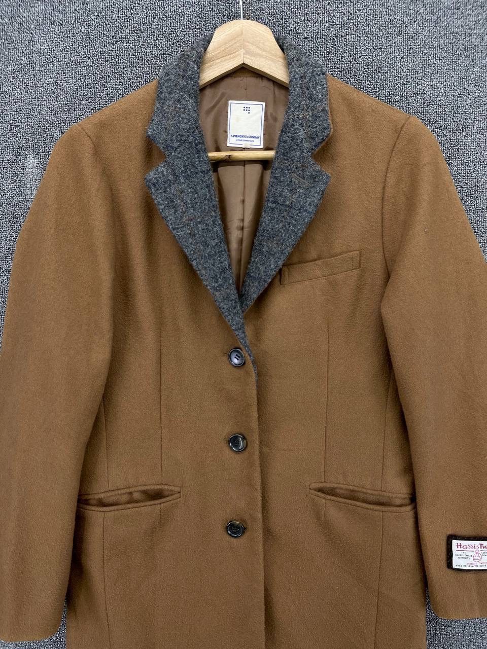 Harris Tweed Vintage Harris Tweed Sevendays Rare Wool Jacket Size M / US 6-8 / IT 42-44 - 3 Thumbnail