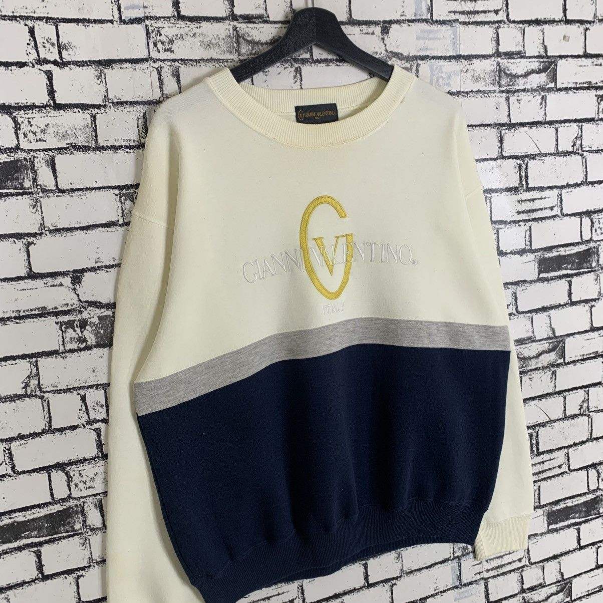 Gianni Valentino × Vintage Gianni Valentino Crewneck Sweatshirt Size US L / EU 52-54 / 3 - 3 Thumbnail