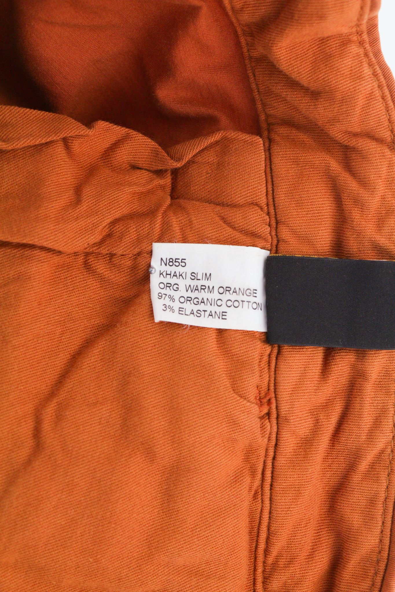 Nudie Jeans KHAKI W29/L32 Slim Fit Stretch Warm Orange Trousers 80595 Size US 29 - 7 Thumbnail
