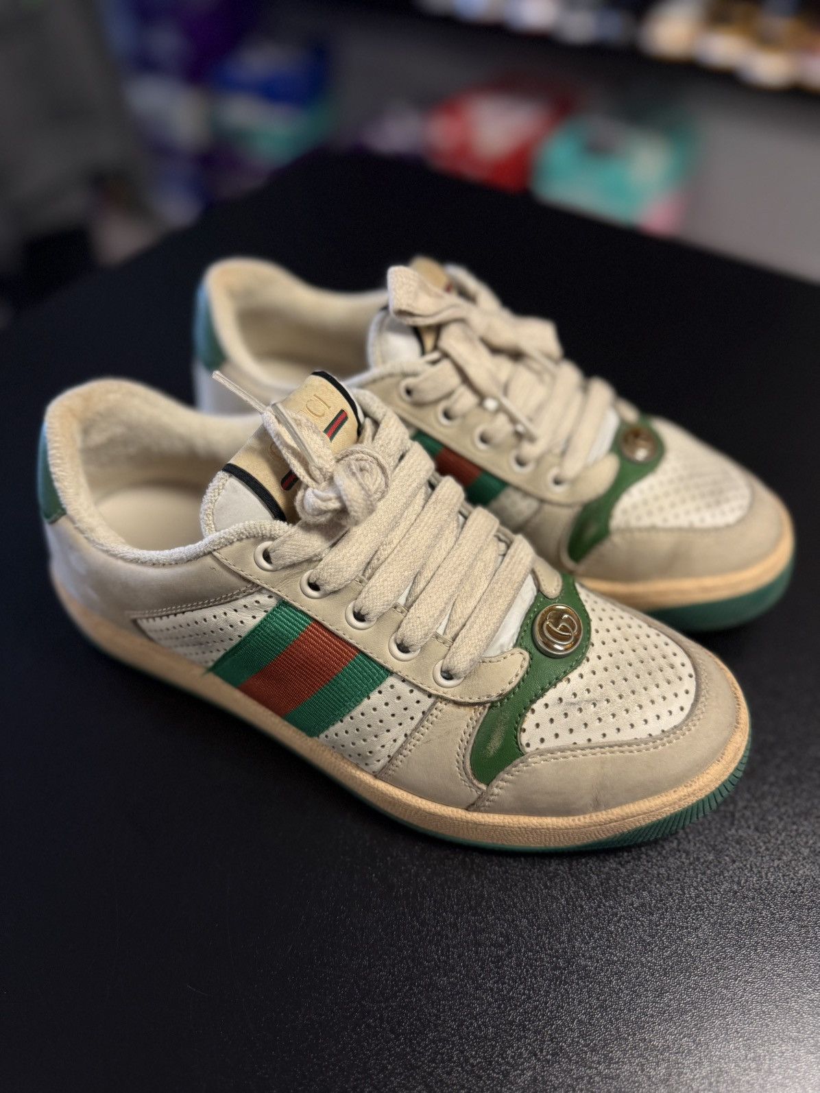 Gucci Gucci Distressed Style Low Top Shoes 36G/6US Women’s Size US 6 / IT 36 - 2 Thumbnail