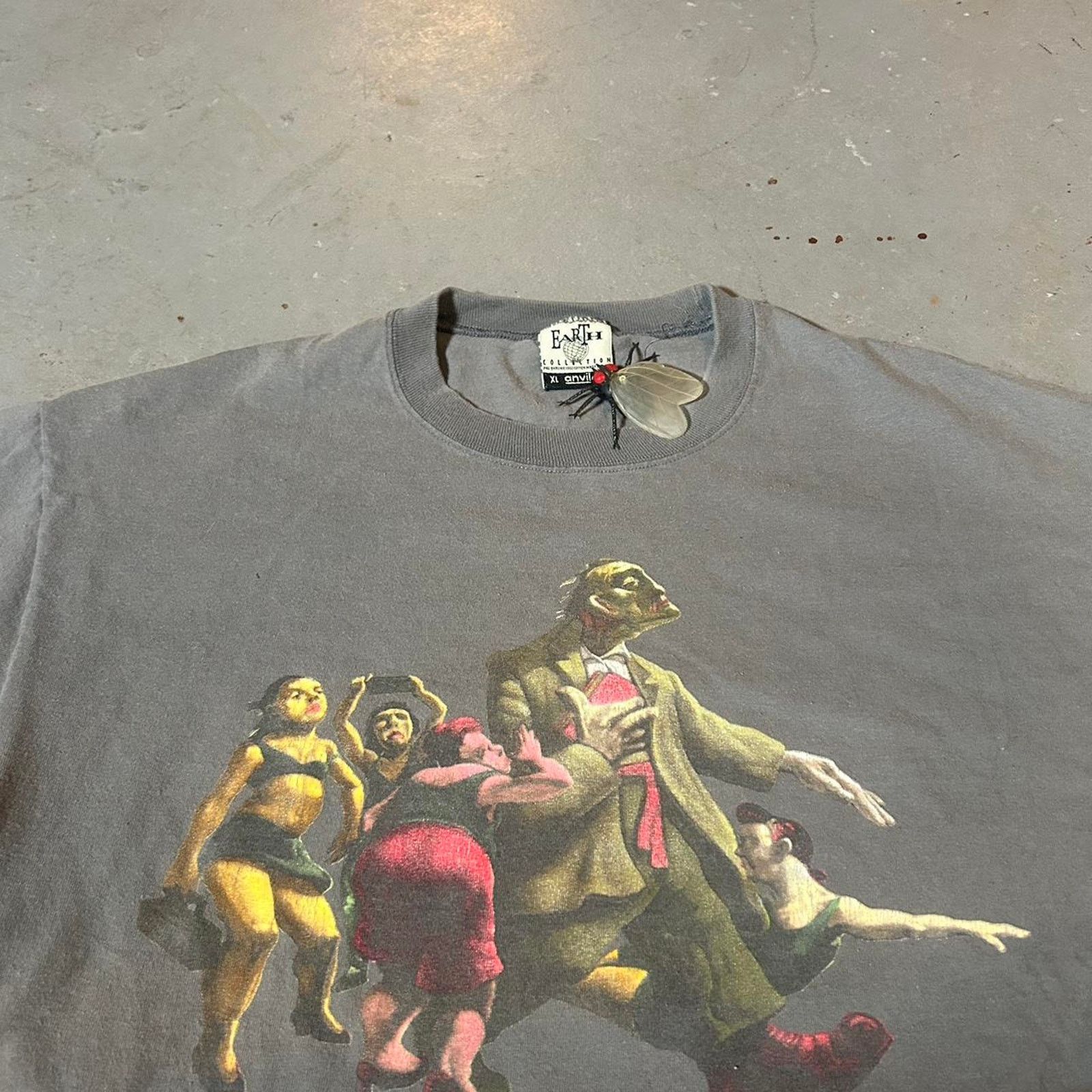 Star Wars 90s 1995 throwing copper band tee shirt Size US XL / EU 56 / 4 - 6 Thumbnail