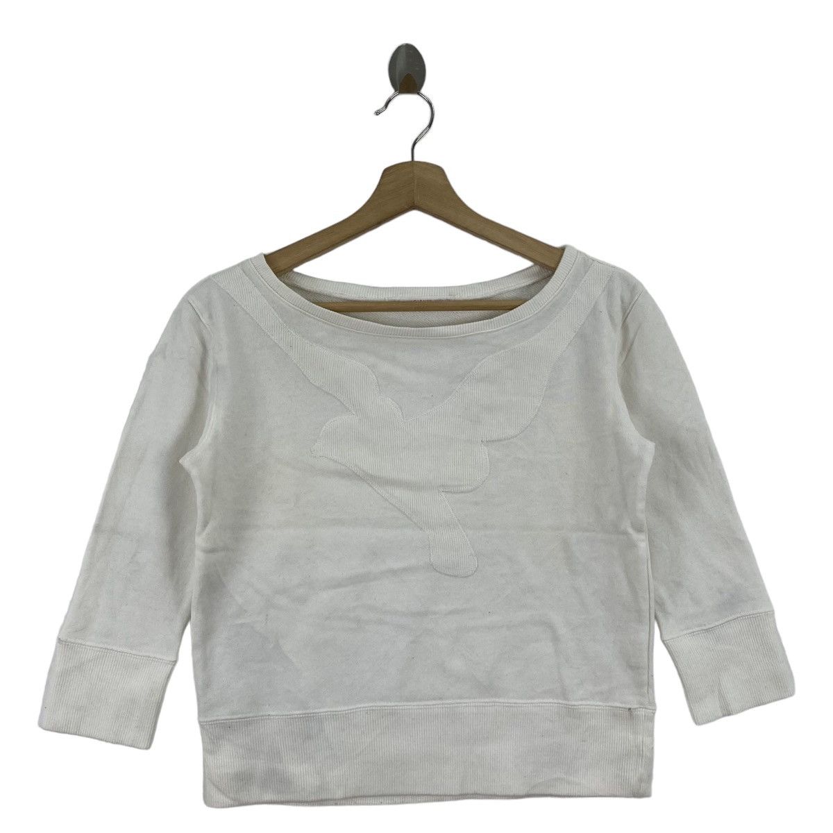 Japanese Brand YOICHI NAGASAWA Mignon Japanese Designer Crop Top White Size S / US 4 / IT 40 - 1 Thumbnail