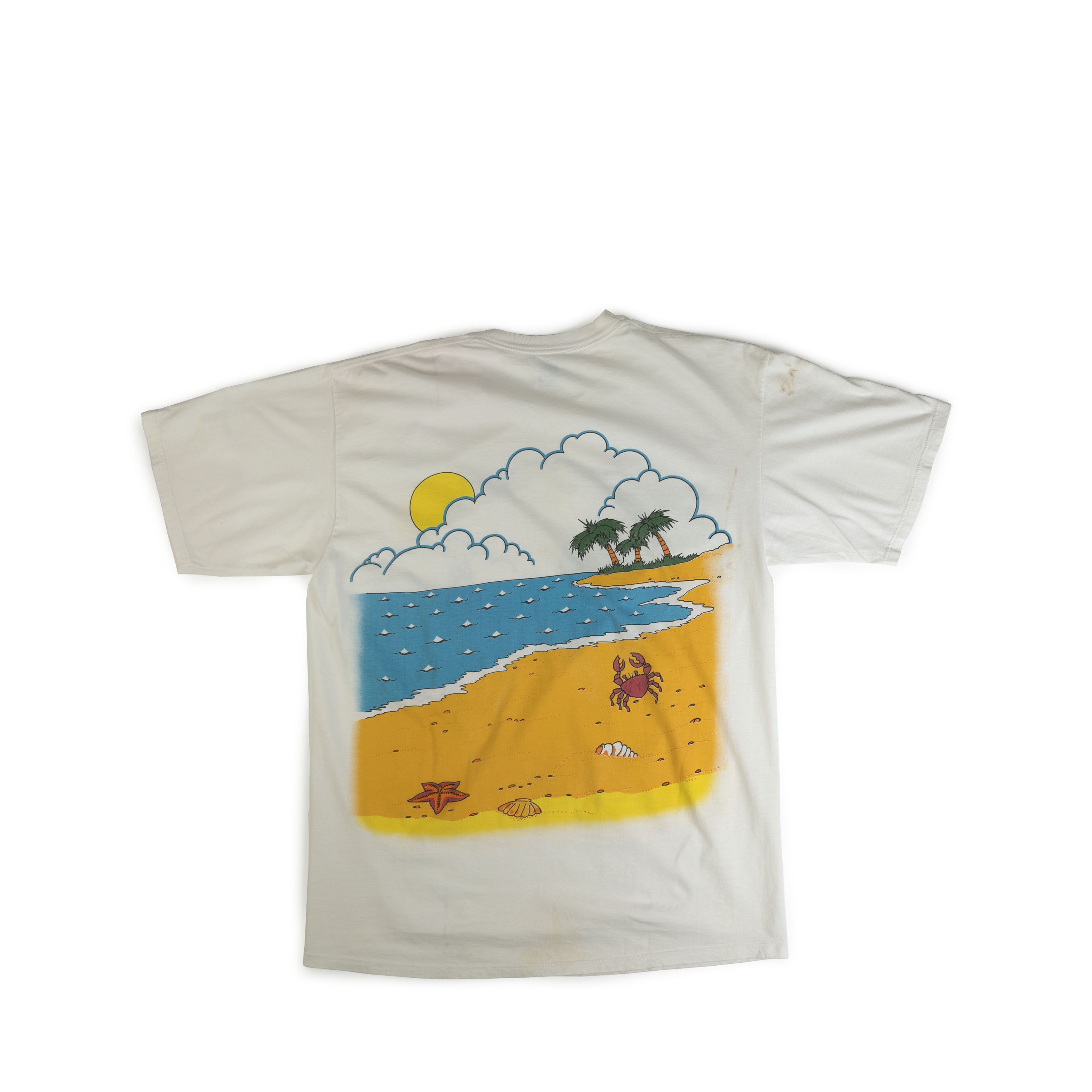 Jerzees Vintage 1995 Warner Bros Beach Tee Shirt Size US XL / EU 56 / 4 - 2 Thumbnail