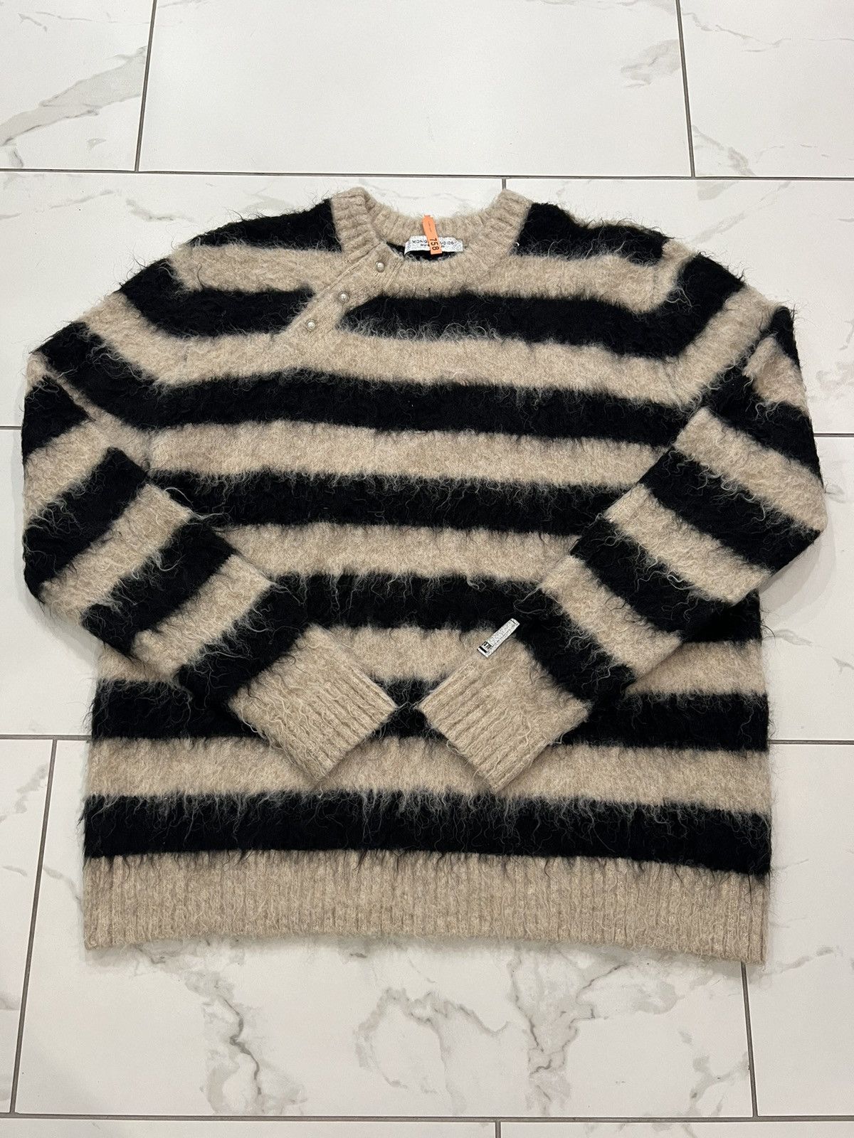 Midnight Studios Midnight studios Blue and black Striped sweater