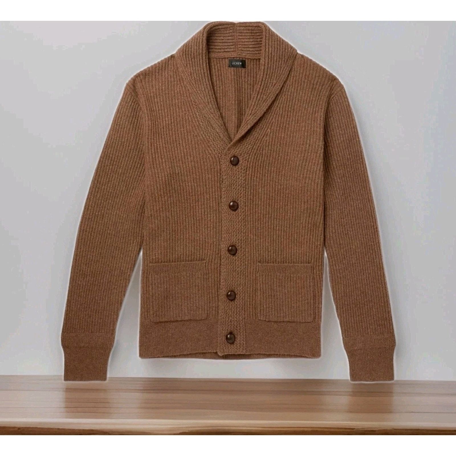 J.Crew J Crew Rugged Merino Wool Cowl Neck Shawl Cardigan Knit S Size US S / EU 44-46 / 1 - 4 Thumbnail