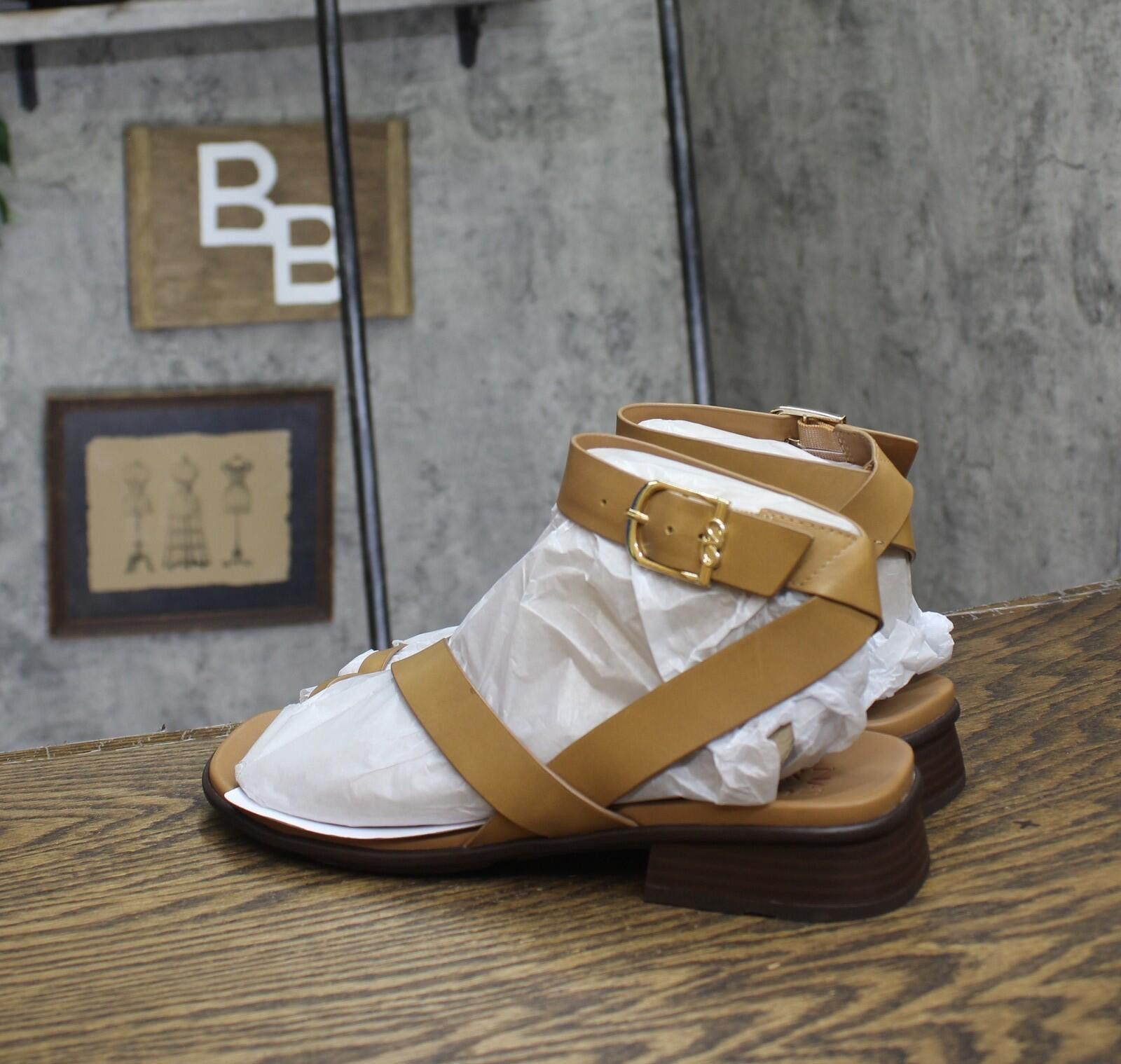 Other Nwt Naturalizer Flat Sandals Saddle Tan Brown Leather 9m Size US 9 / IT 39 - 2 Thumbnail