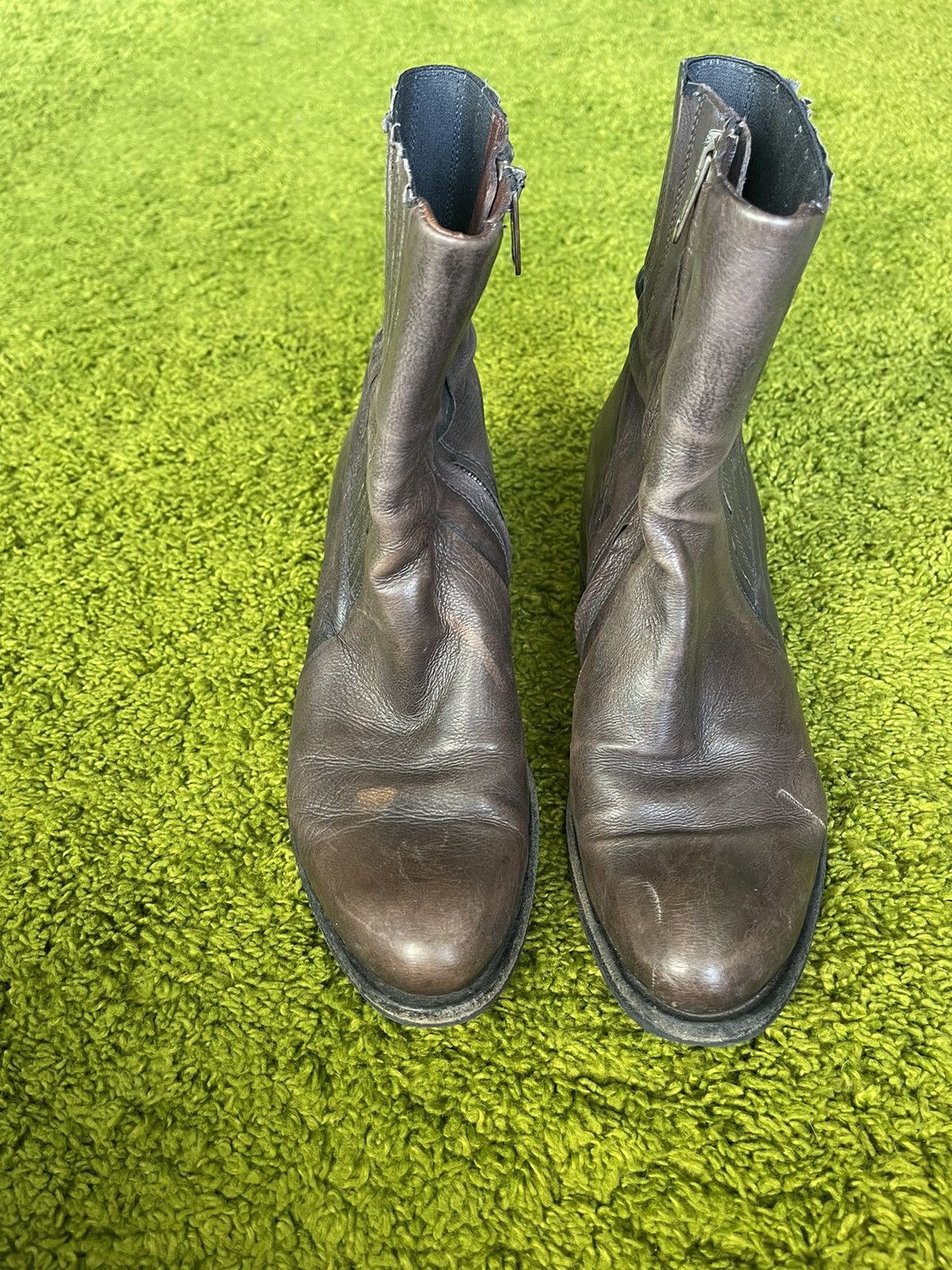 A.S.98 × Cowboy Equipment Airsteps A.S. 98 avant garde western cowboy boots leather Size US 8 / IT 38 - 7 Thumbnail
