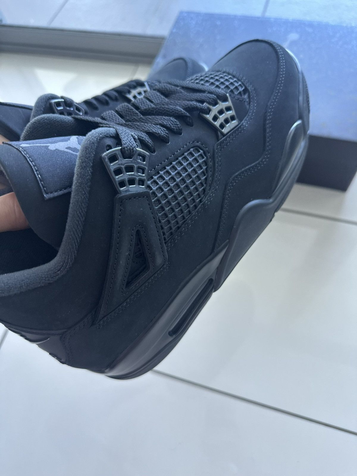 Jordan Brand J4 black cat Size US 10 / EU 43 - 12 Thumbnail