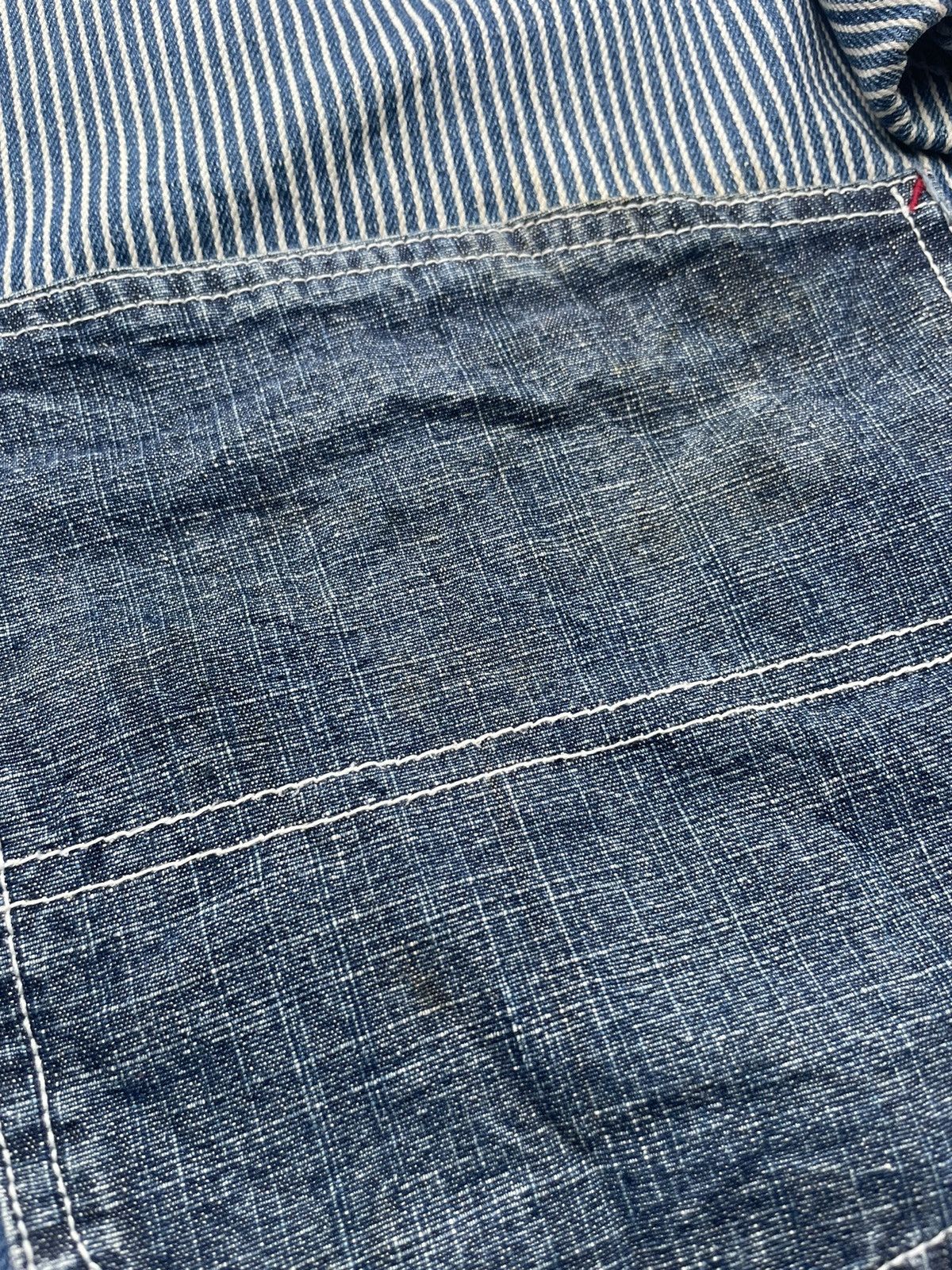 Japanese Brand Body Wave Hickory Chore Jacket Size US XL / EU 56 / 4 - 18 Thumbnail