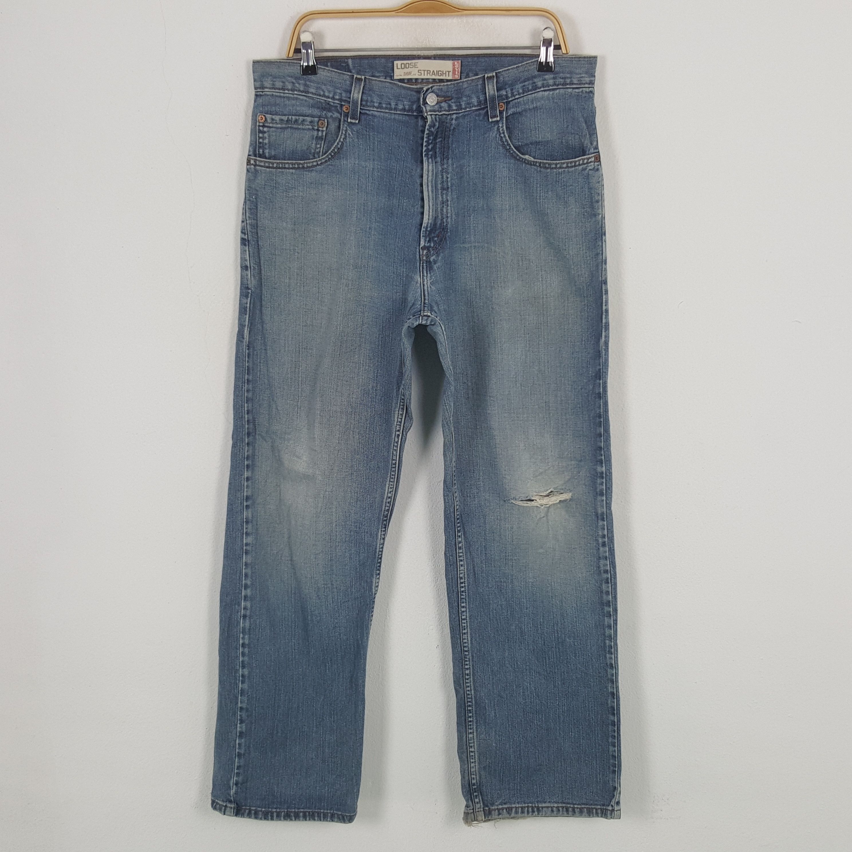 Levi's × Vintage Vintage Levi's Loose Straight Denim Jeans Size US 33 - 1 Thumbnail